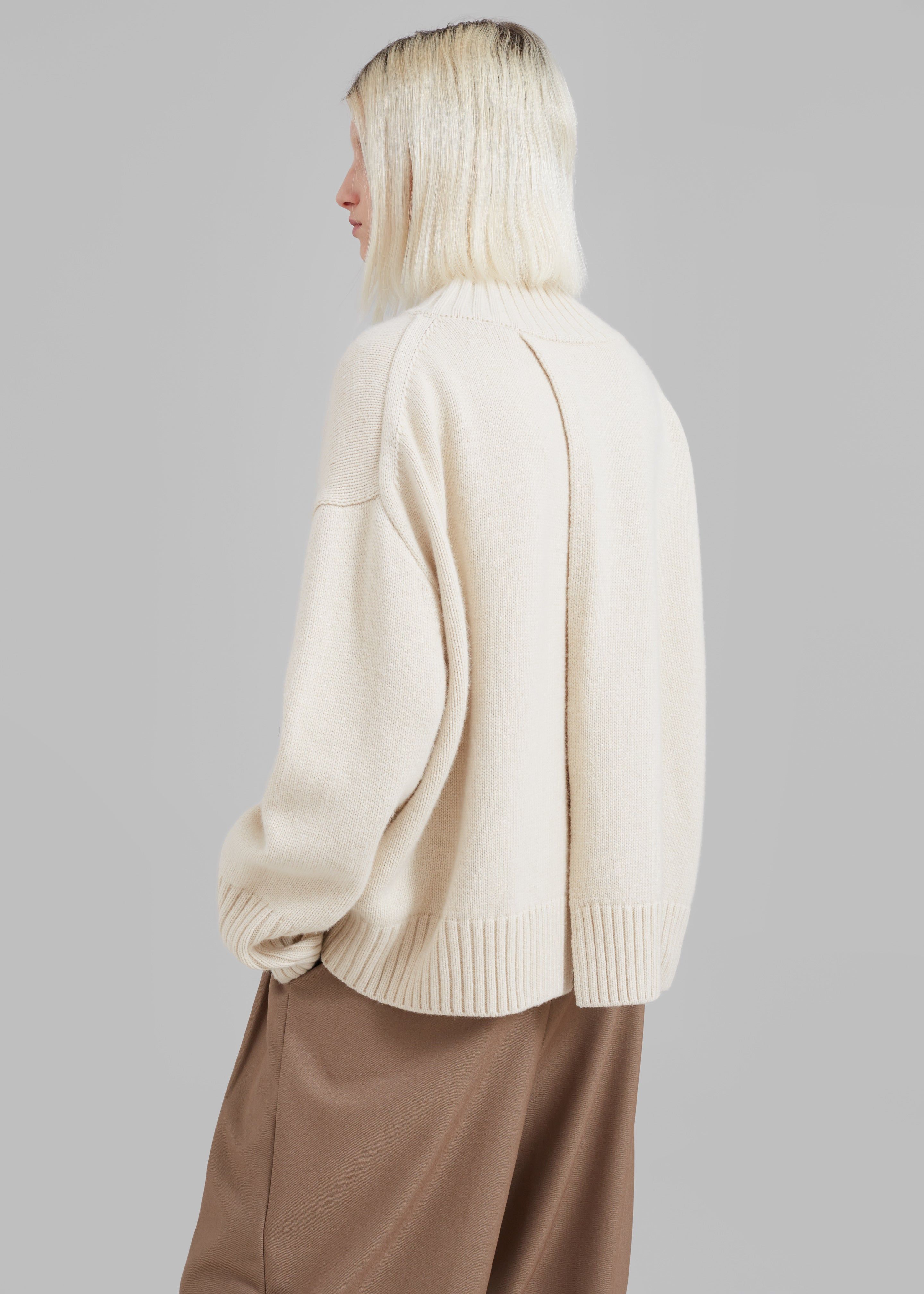 Liana Open Back Sweater - Vanilla sold by Frankie Shop product image thumbnail 2
