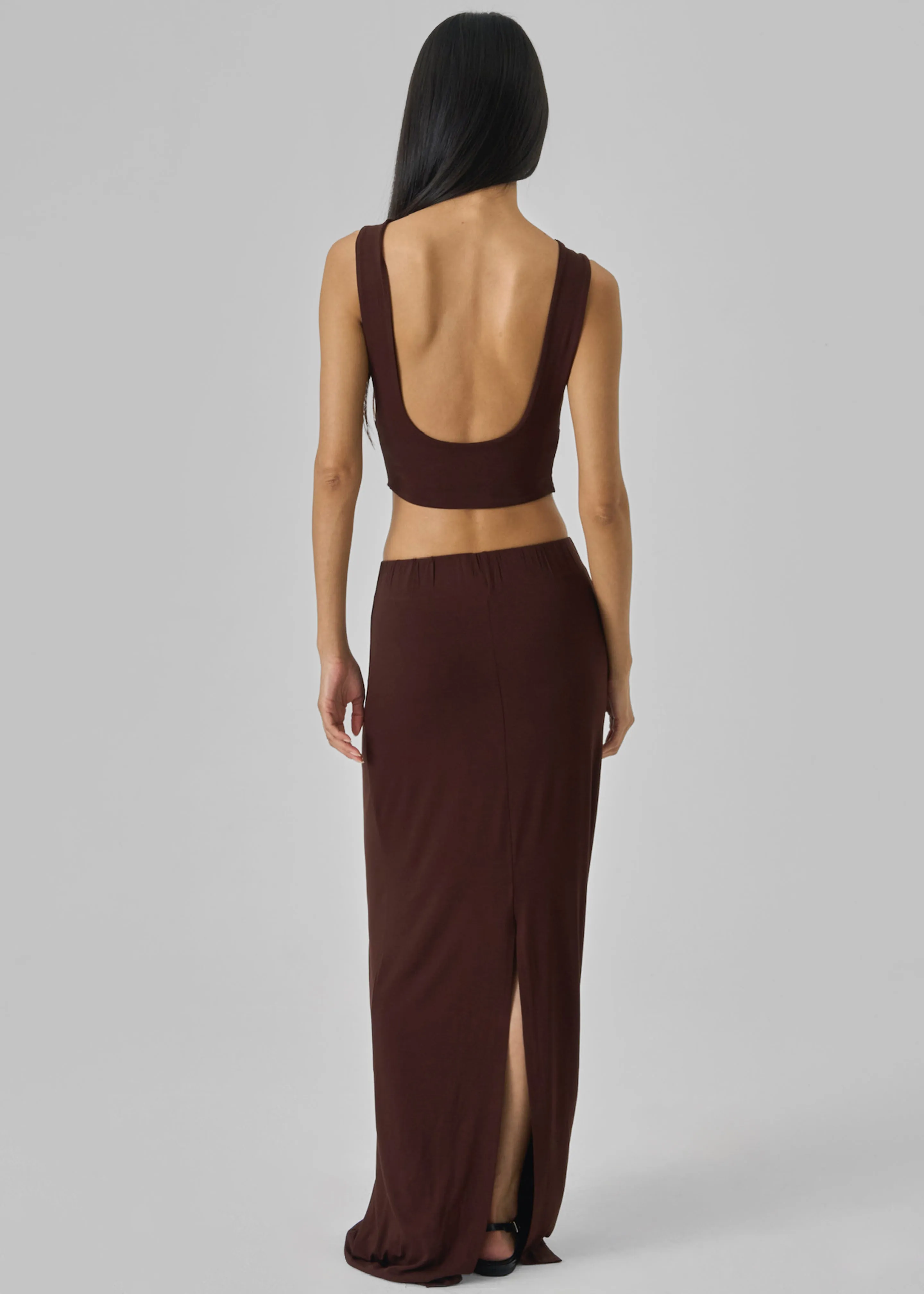 Evangeline Cropped Tank - Brown sold by Frankie Shop product image thumbnail 5