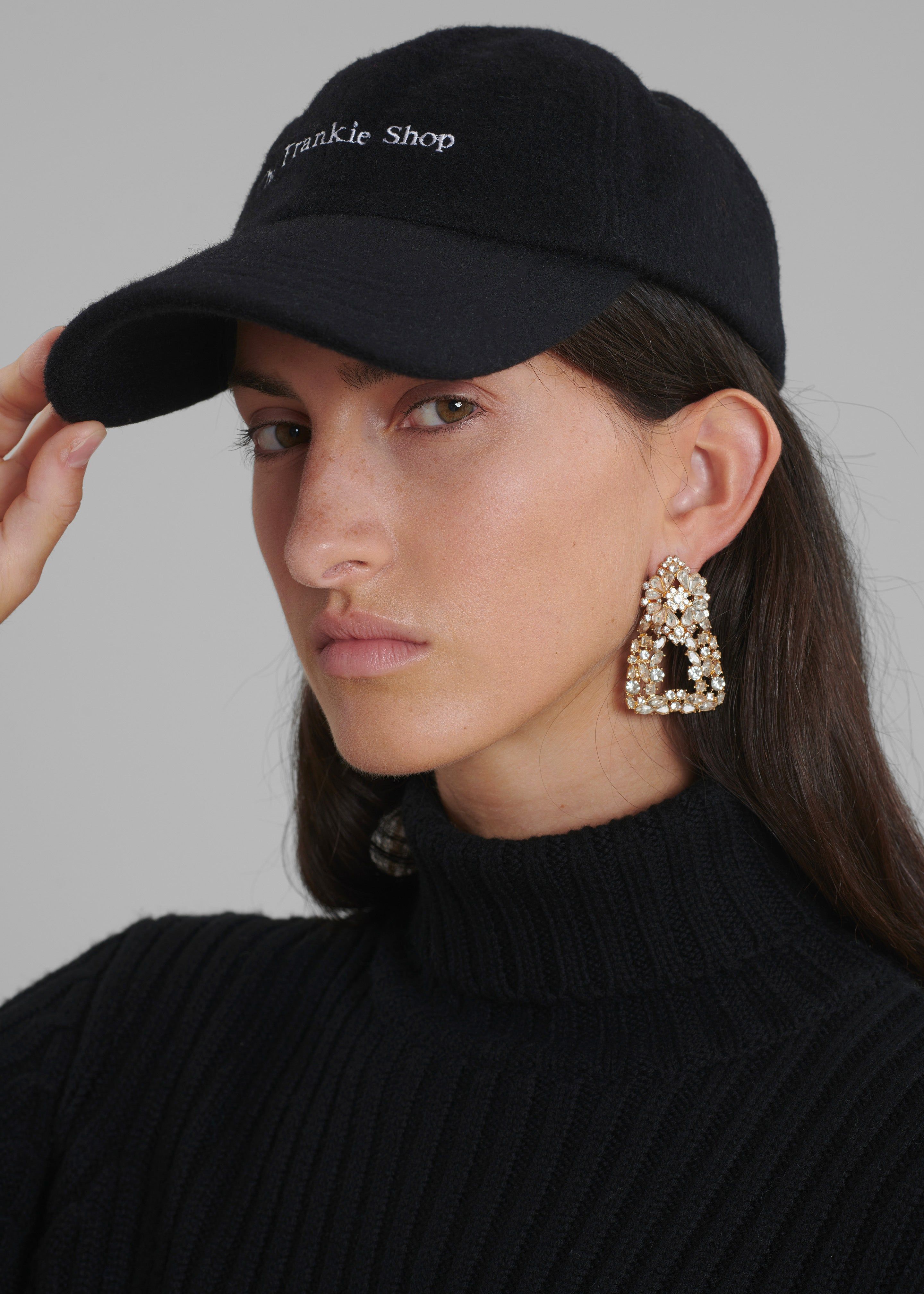 Frankie Wool Baseball Cap - Black sold by Frankie Shop product image thumbnail 2