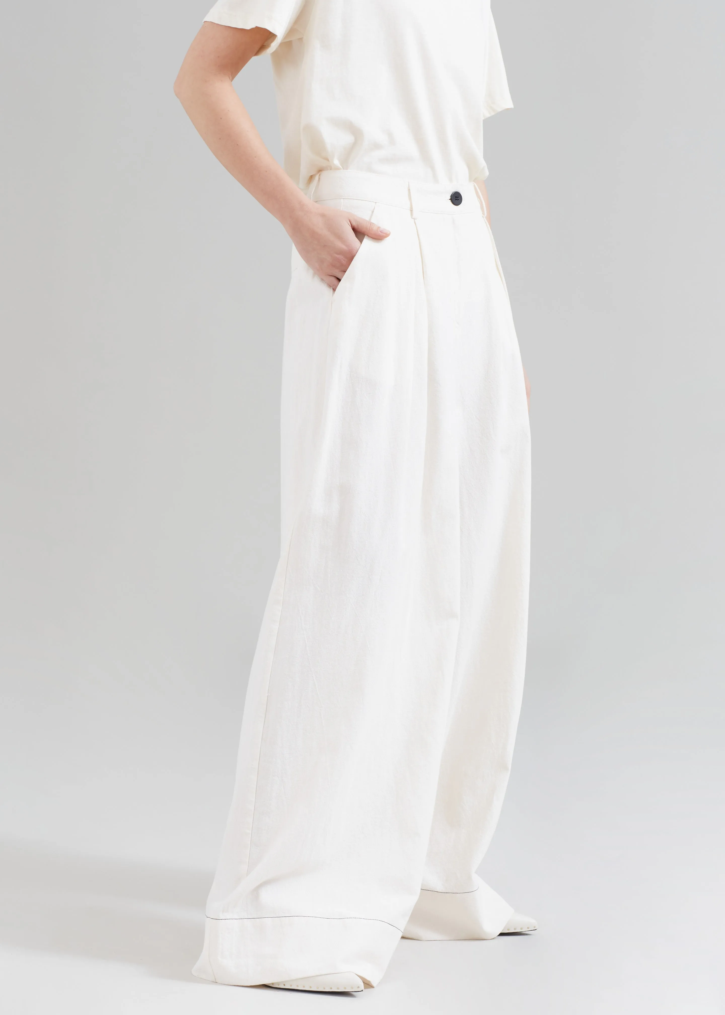 The Garment Ankara Pants - Cream sold by Frankie Shop product image thumbnail 2