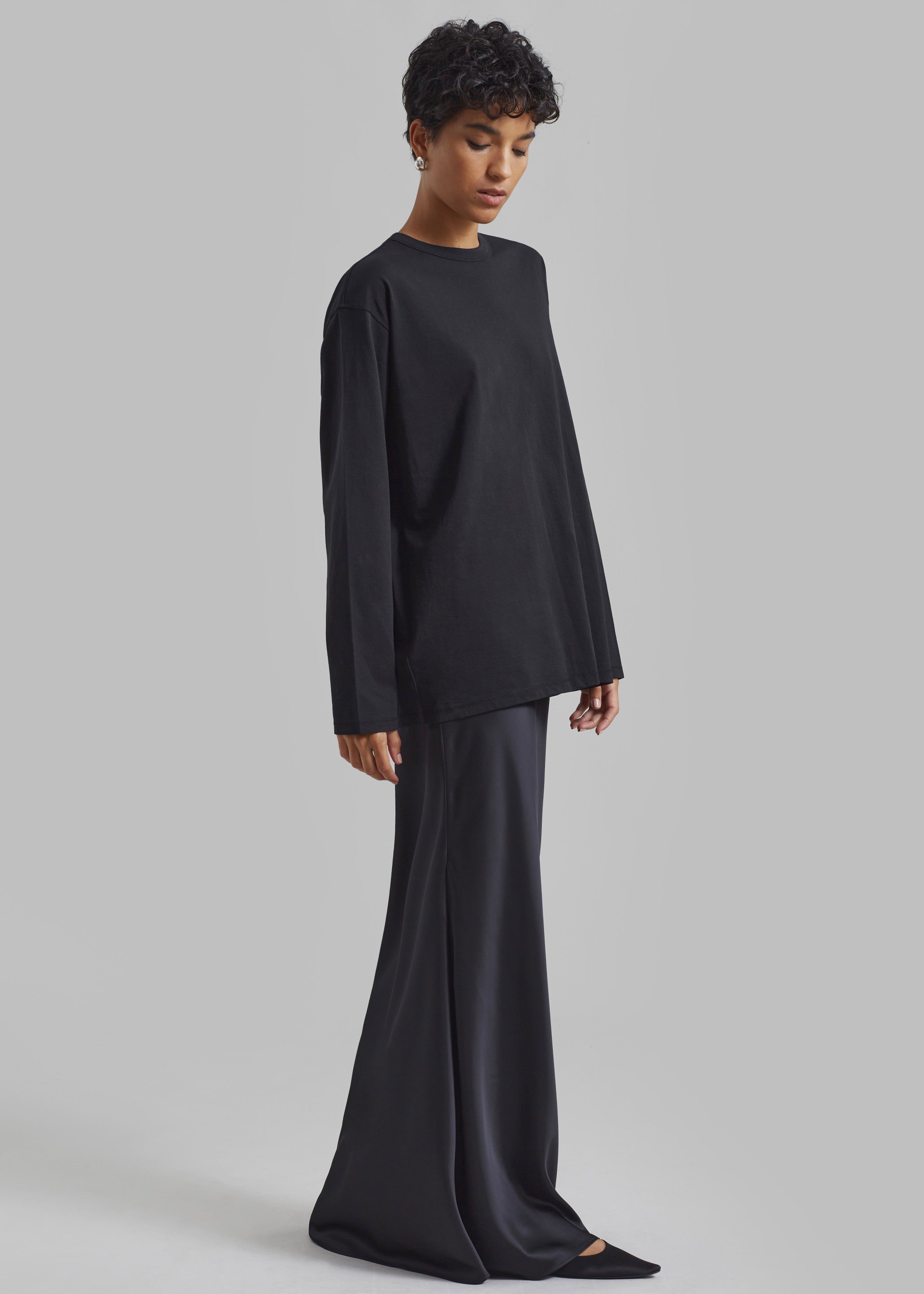 ROTATE Drapy Maxi Skirt - Black sold by Frankie Shop