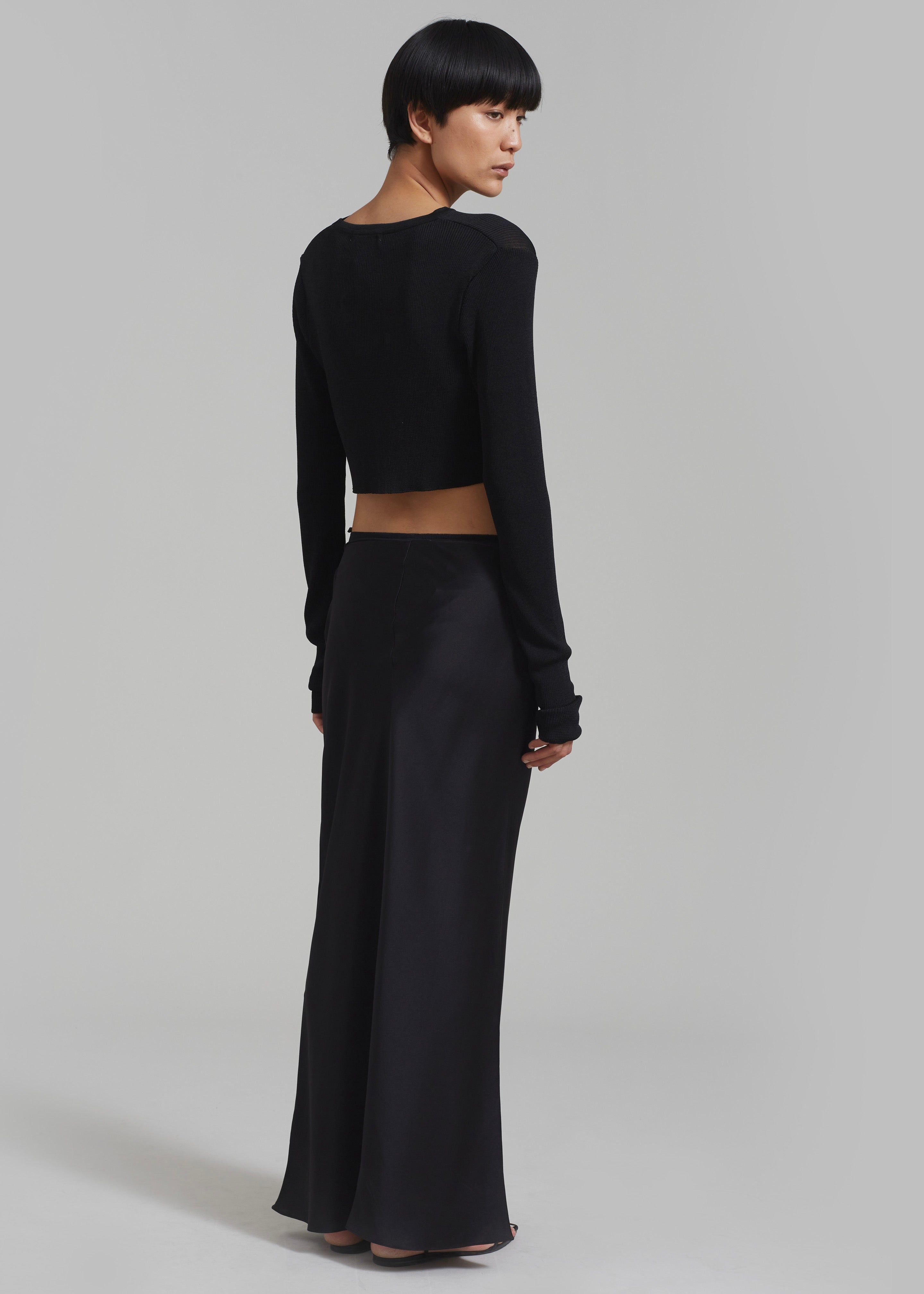 Christopher Esber Cowl Lingerie Skirt - Black sold by Frankie Shop product image thumbnail 6