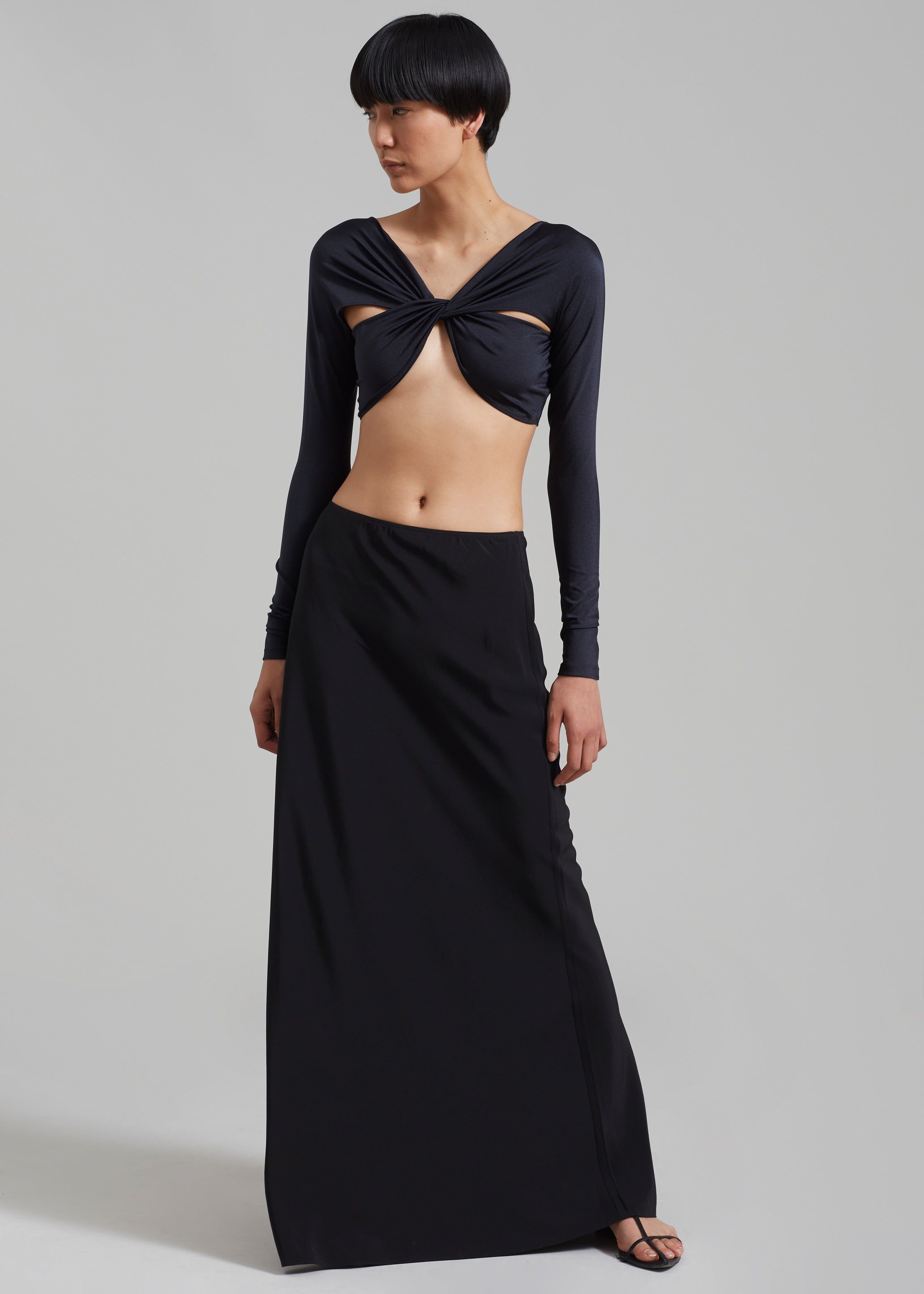 Matteau Bias Elastic Skirt - Black sold by Frankie Shop product image thumbnail 4