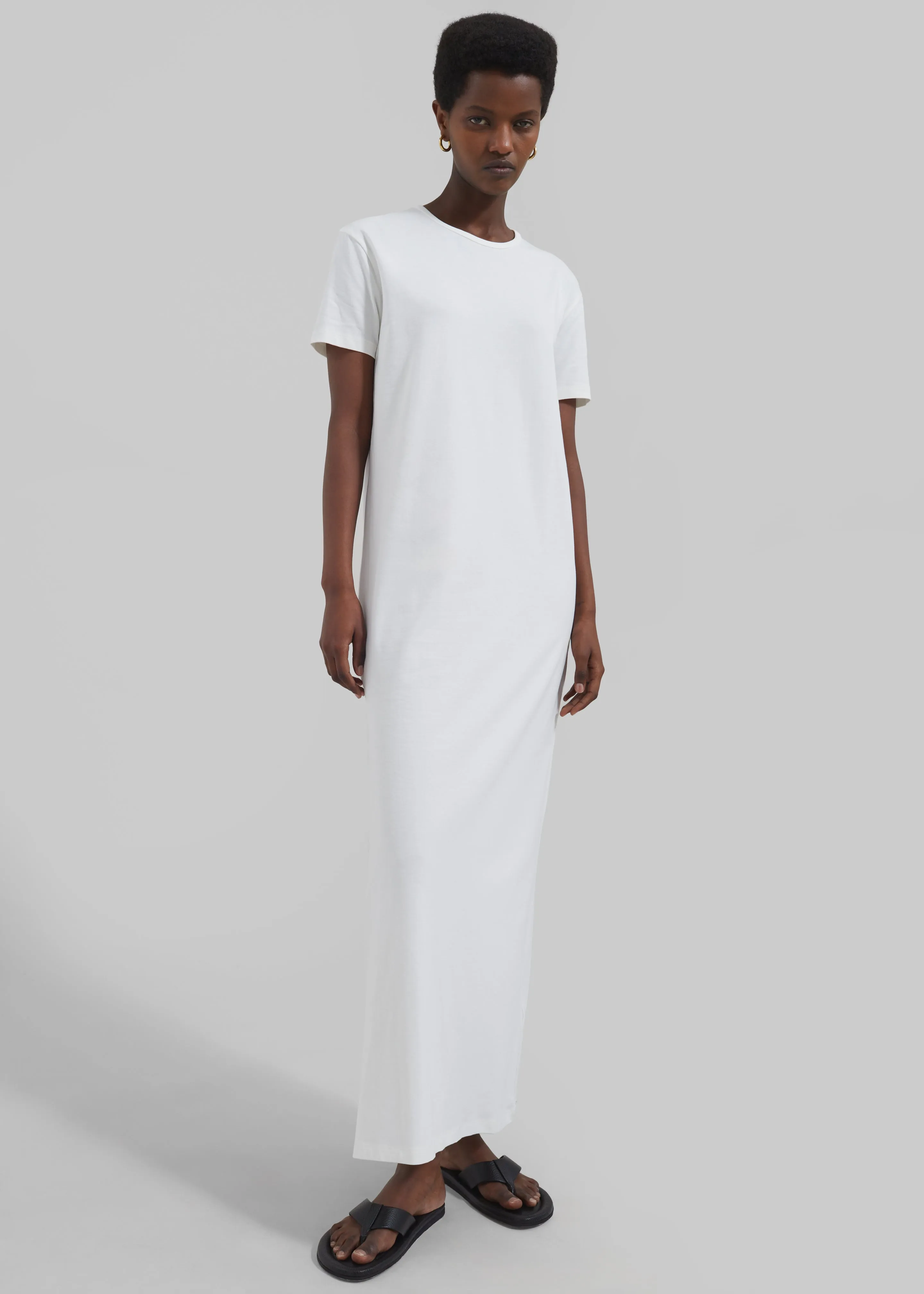 Maya T-Shirt Dress - White sold by Frankie Shop product image thumbnail 4