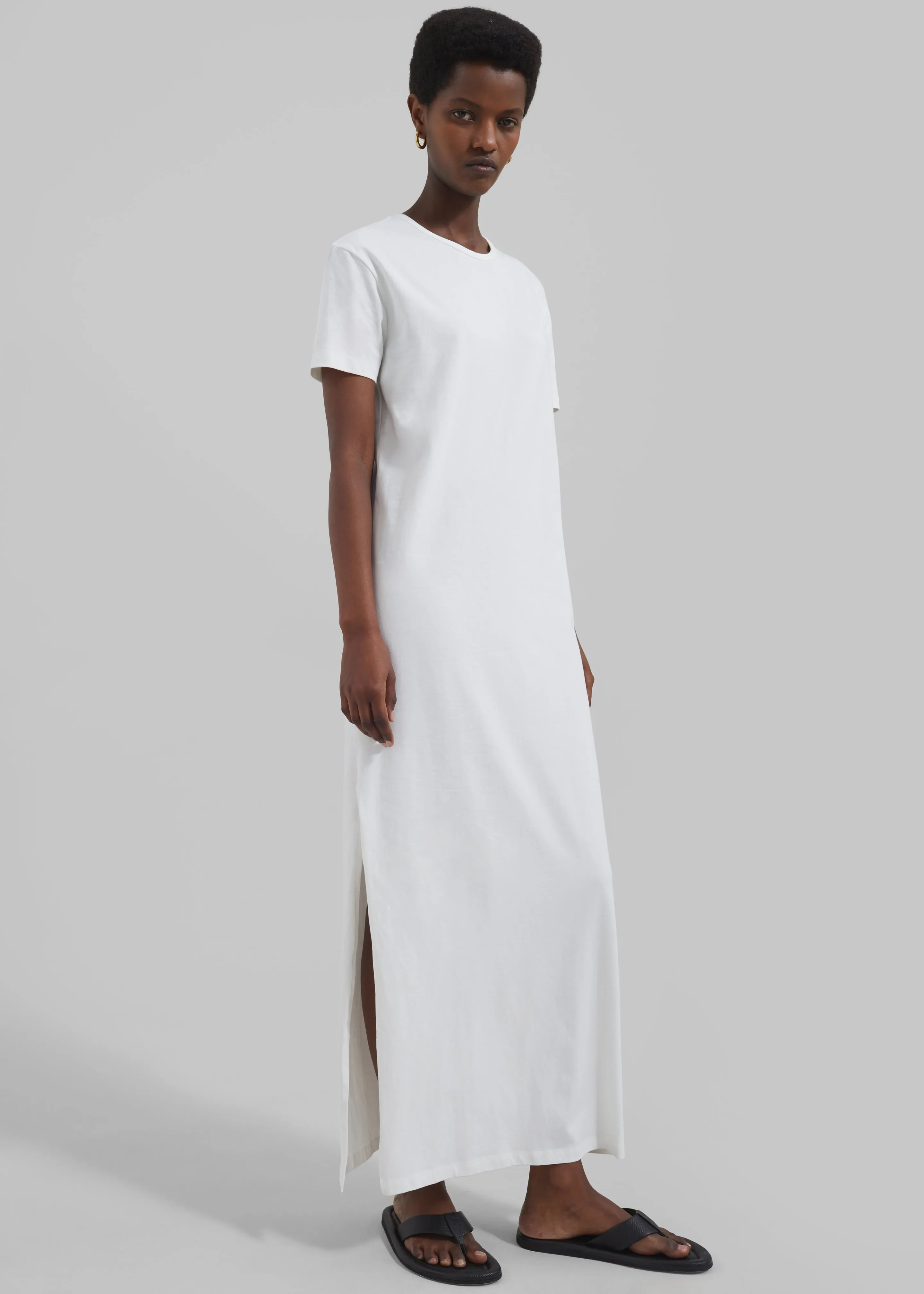 Maya T-Shirt Dress - White sold by Frankie Shop product image thumbnail 3