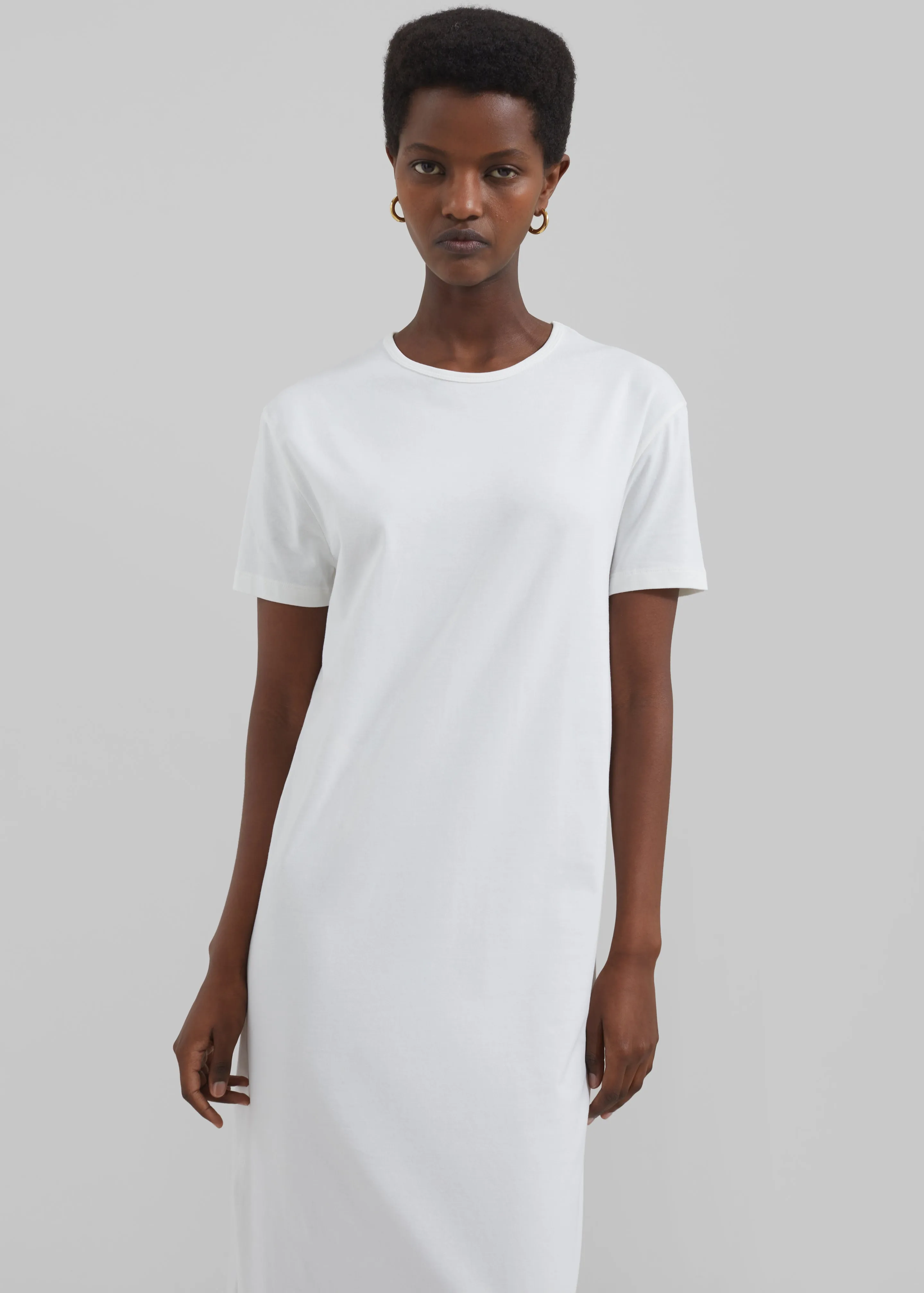 Maya T-Shirt Dress - White sold by Frankie Shop product image thumbnail 5