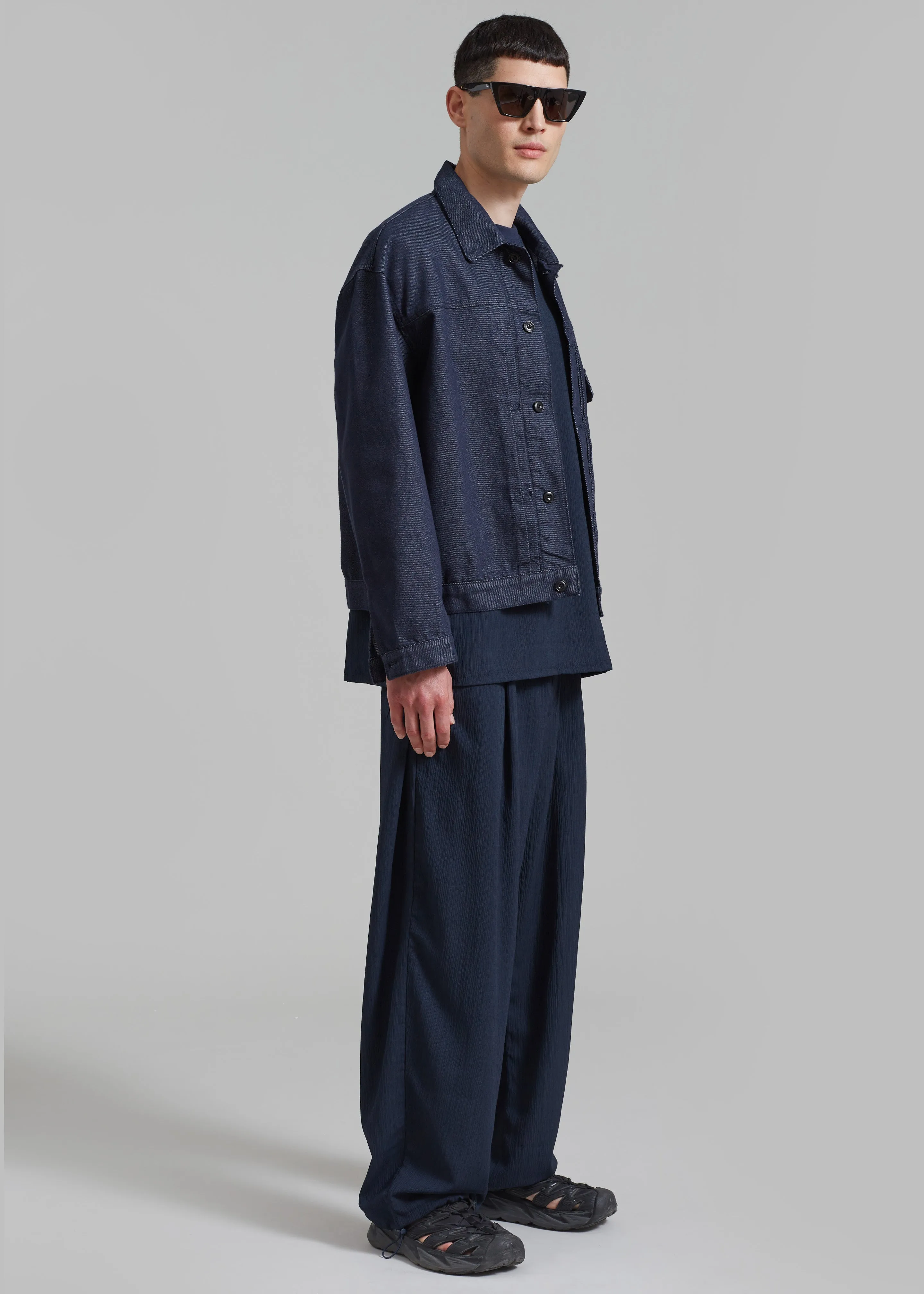 Matthew Denim Jacket - Dark Blue sold by Frankie Shop product image thumbnail 5