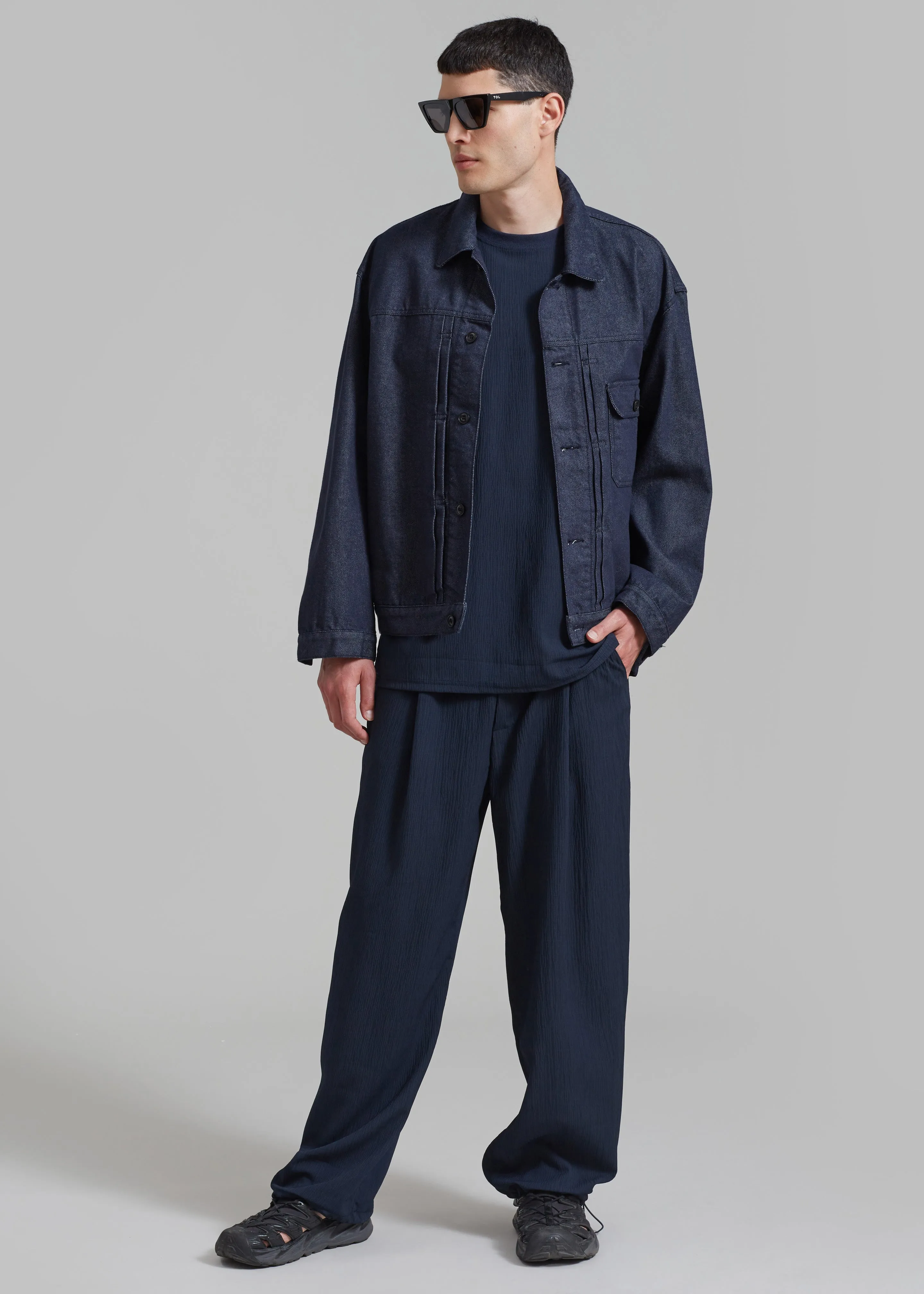 Matthew Denim Jacket - Dark Blue sold by Frankie Shop product image thumbnail 2