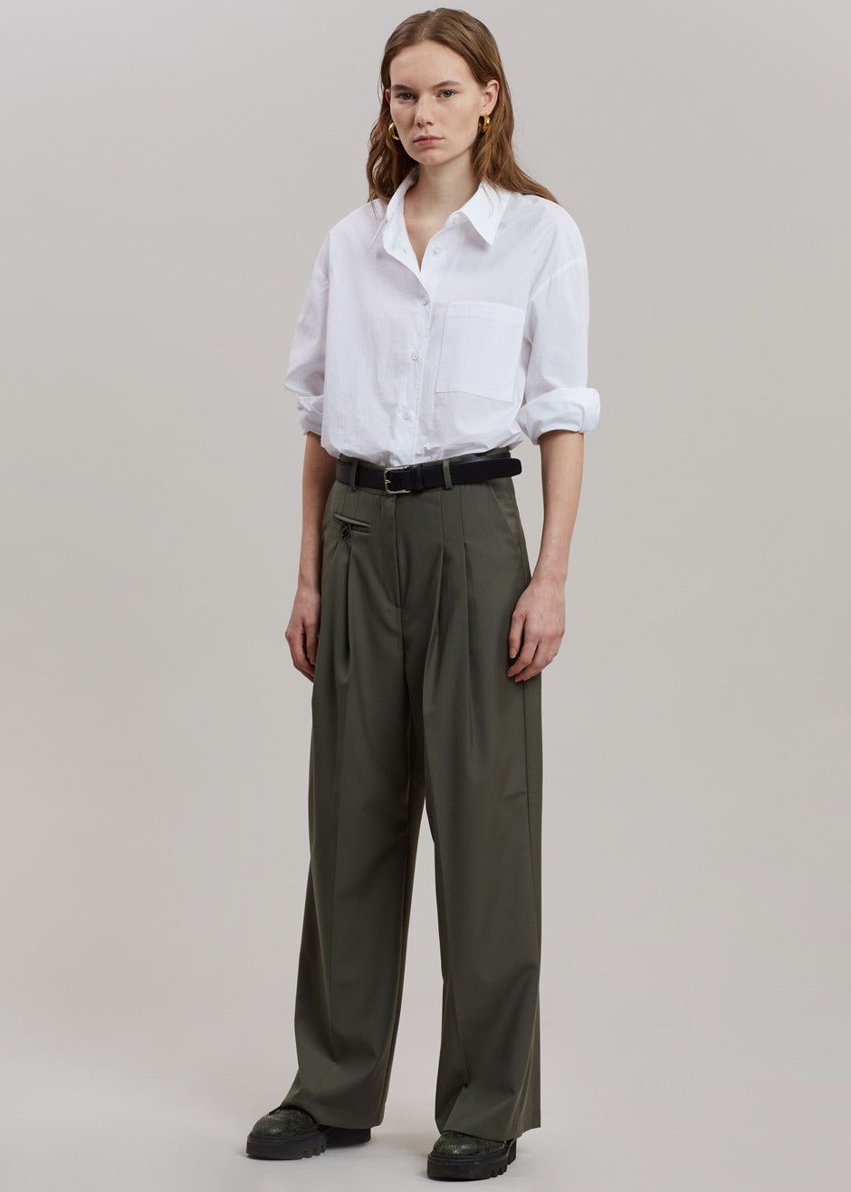 Ainsley Pants - Olive sold by Frankie Shop product image thumbnail 4