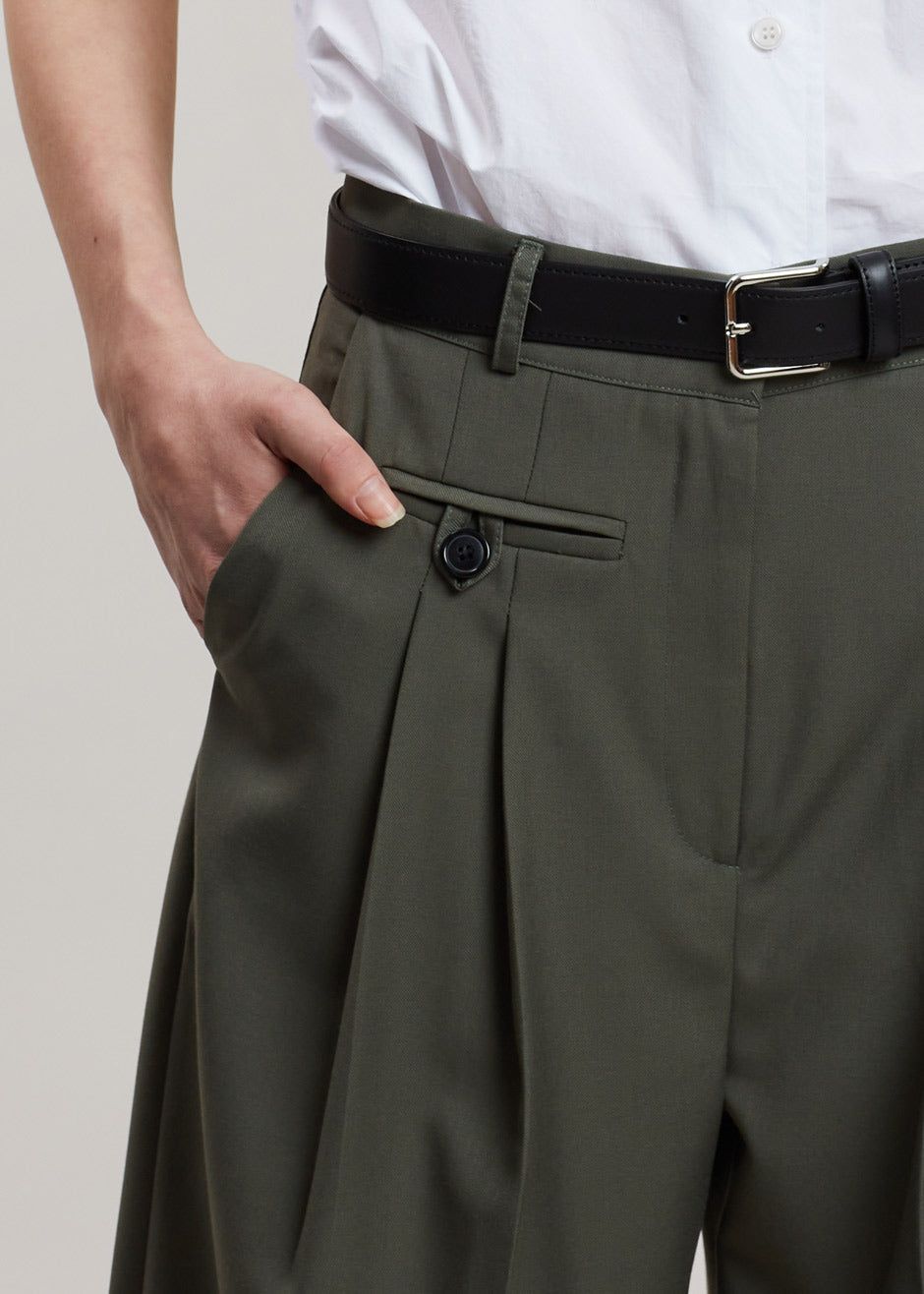 Ainsley Pants - Olive sold by Frankie Shop product image thumbnail 3