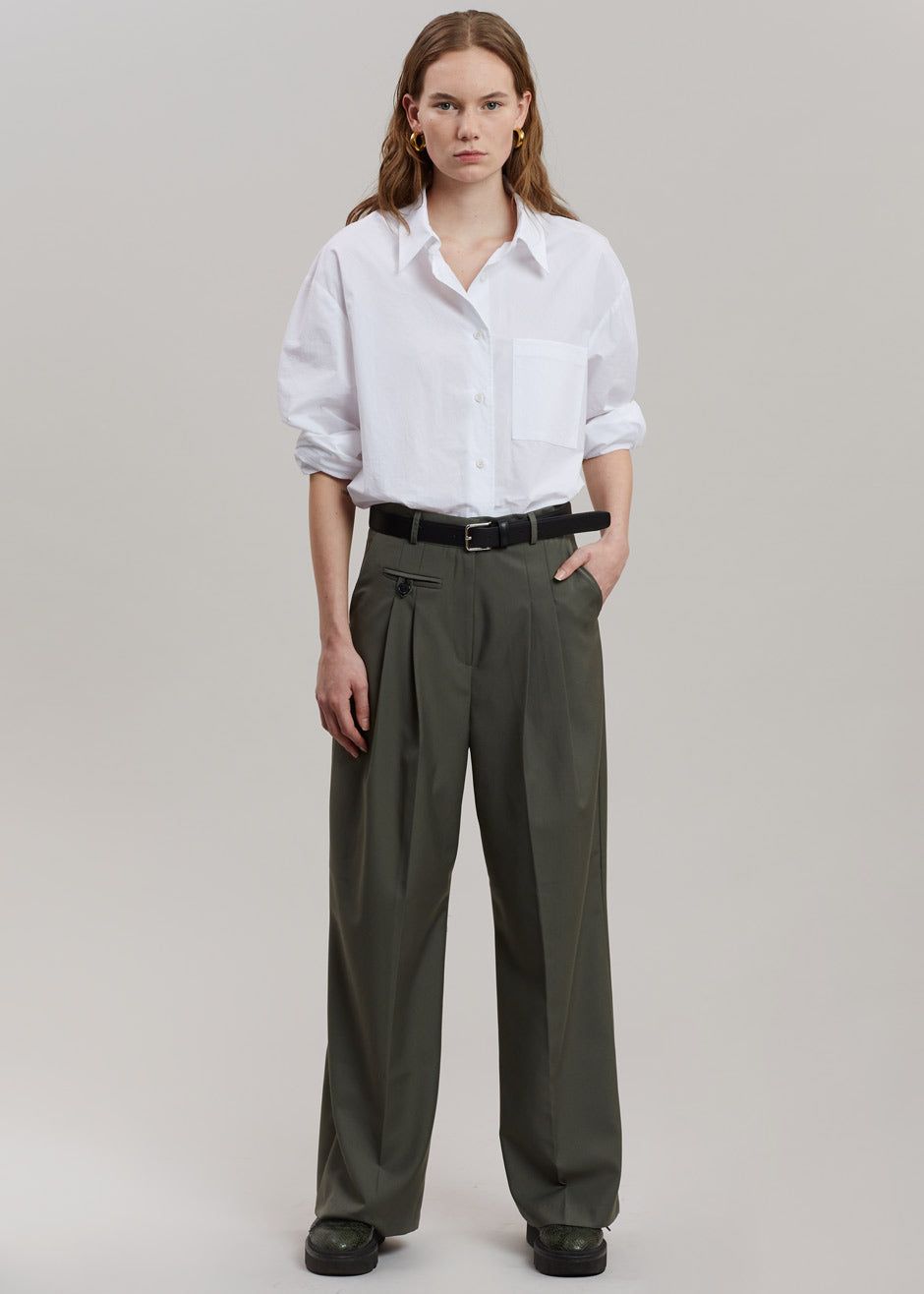 Ainsley Pants - Olive sold by Frankie Shop product image thumbnail 2