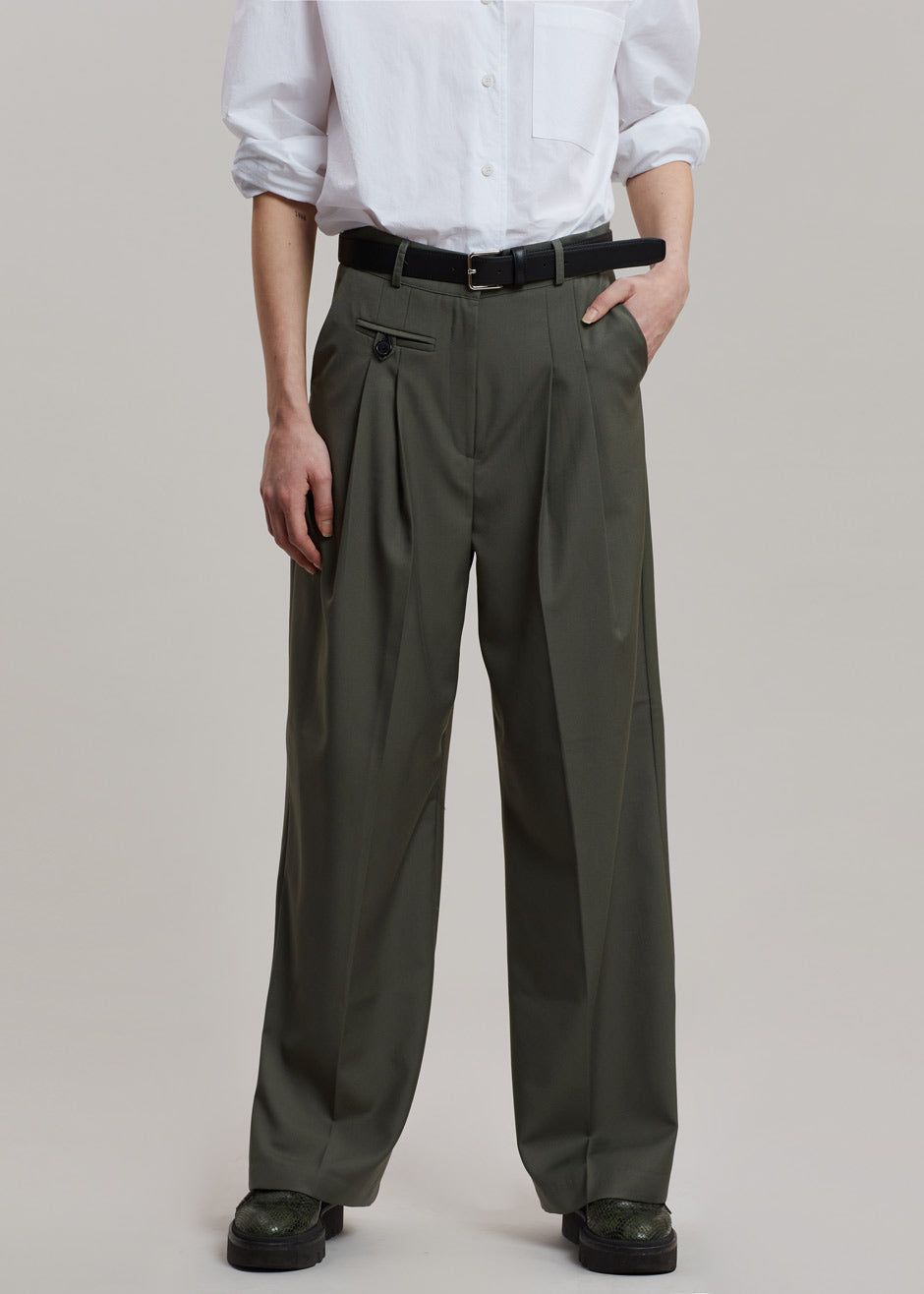 Ainsley Pants - Olive sold by Frankie Shop product image thumbnail 5