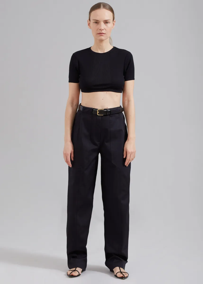 Matteau Utility Trouser - Black | Parallel