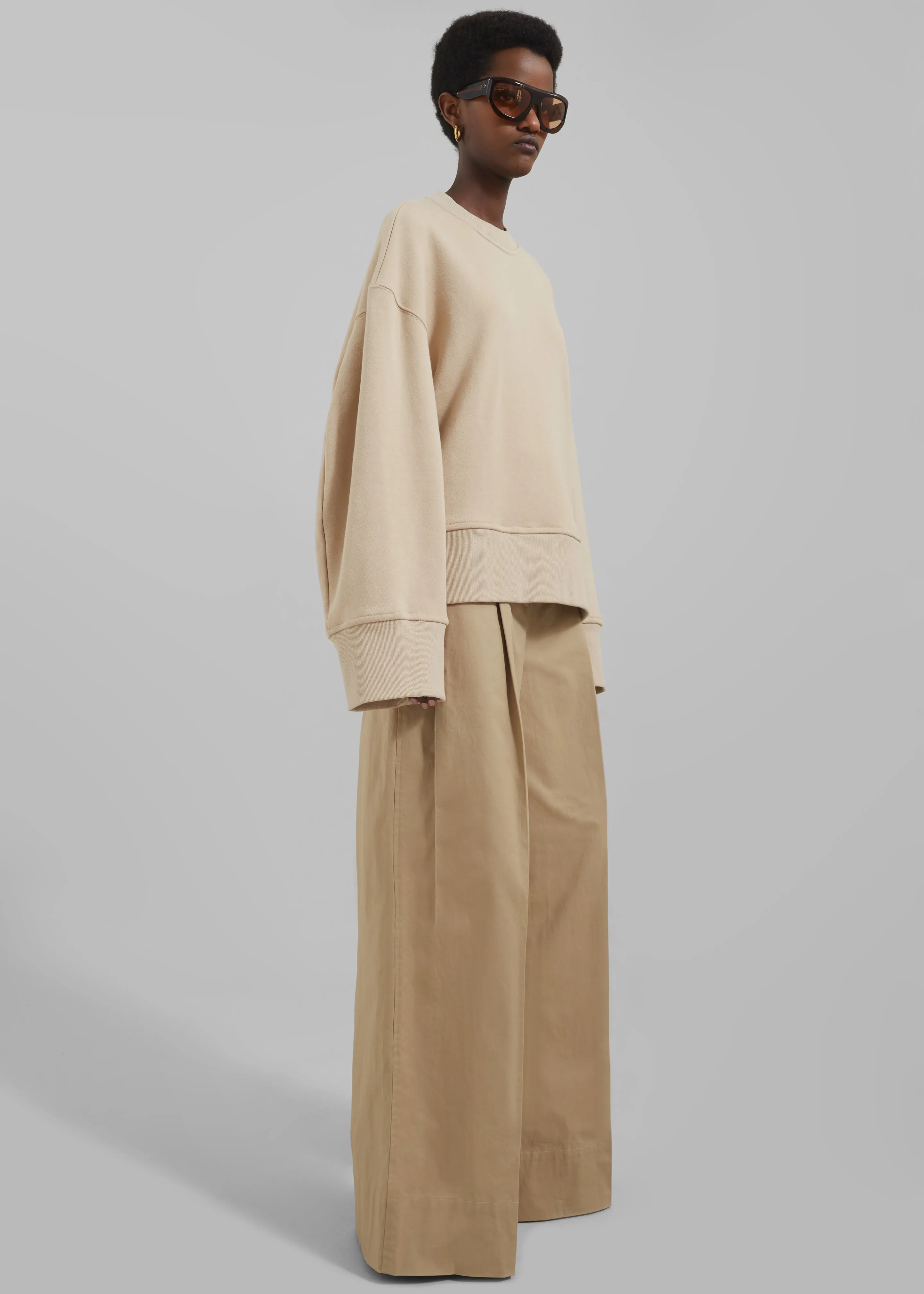 Clea Sweatshirt - Beige sold by Frankie Shop product image thumbnail 5