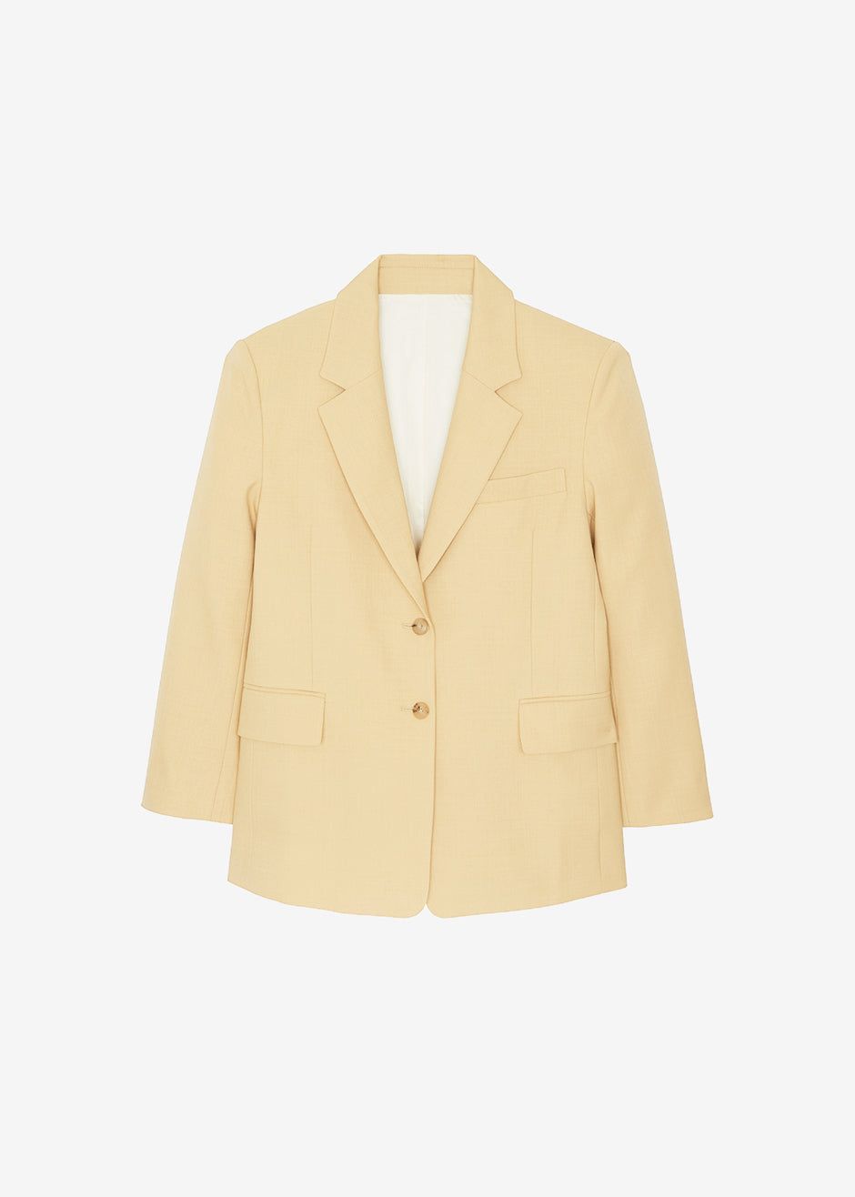 Georgina Wool Blend Blazer - Cornsilk sold by Frankie Shop product image thumbnail 6