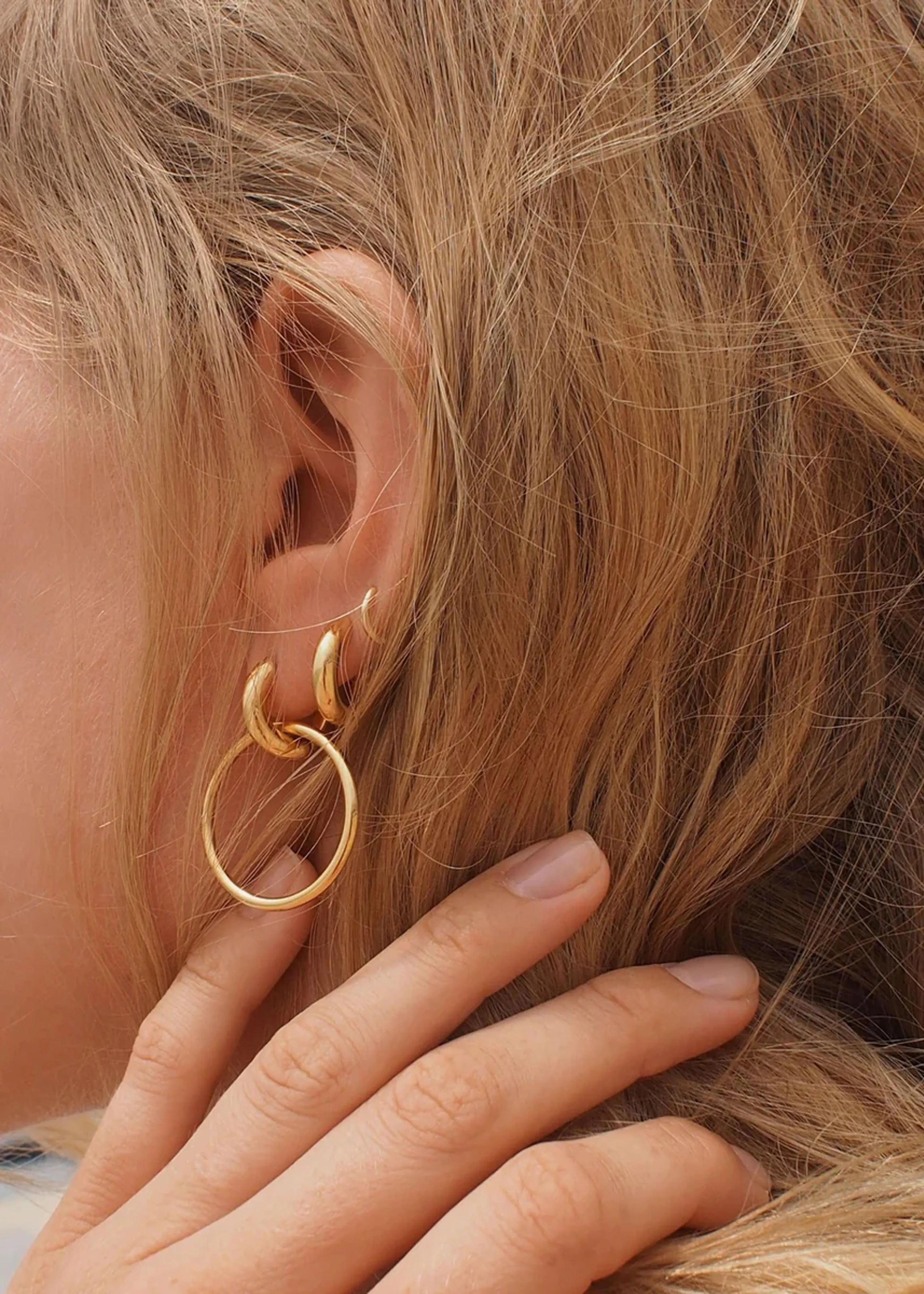 Otiumberg San Raphael Hoops - Gold sold by Frankie Shop product image thumbnail 4