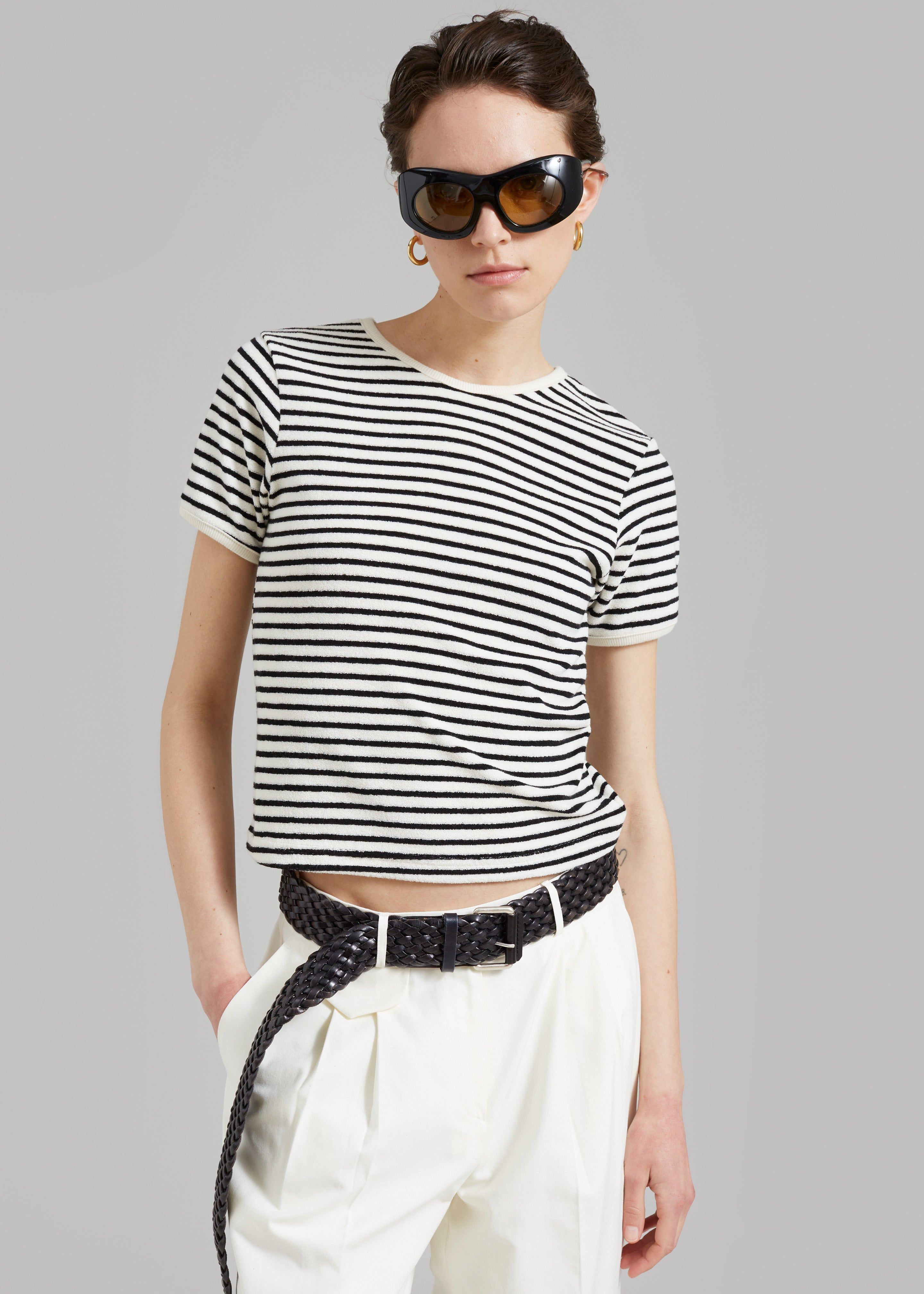 Lennox Tee - Black Stripe sold by Frankie Shop