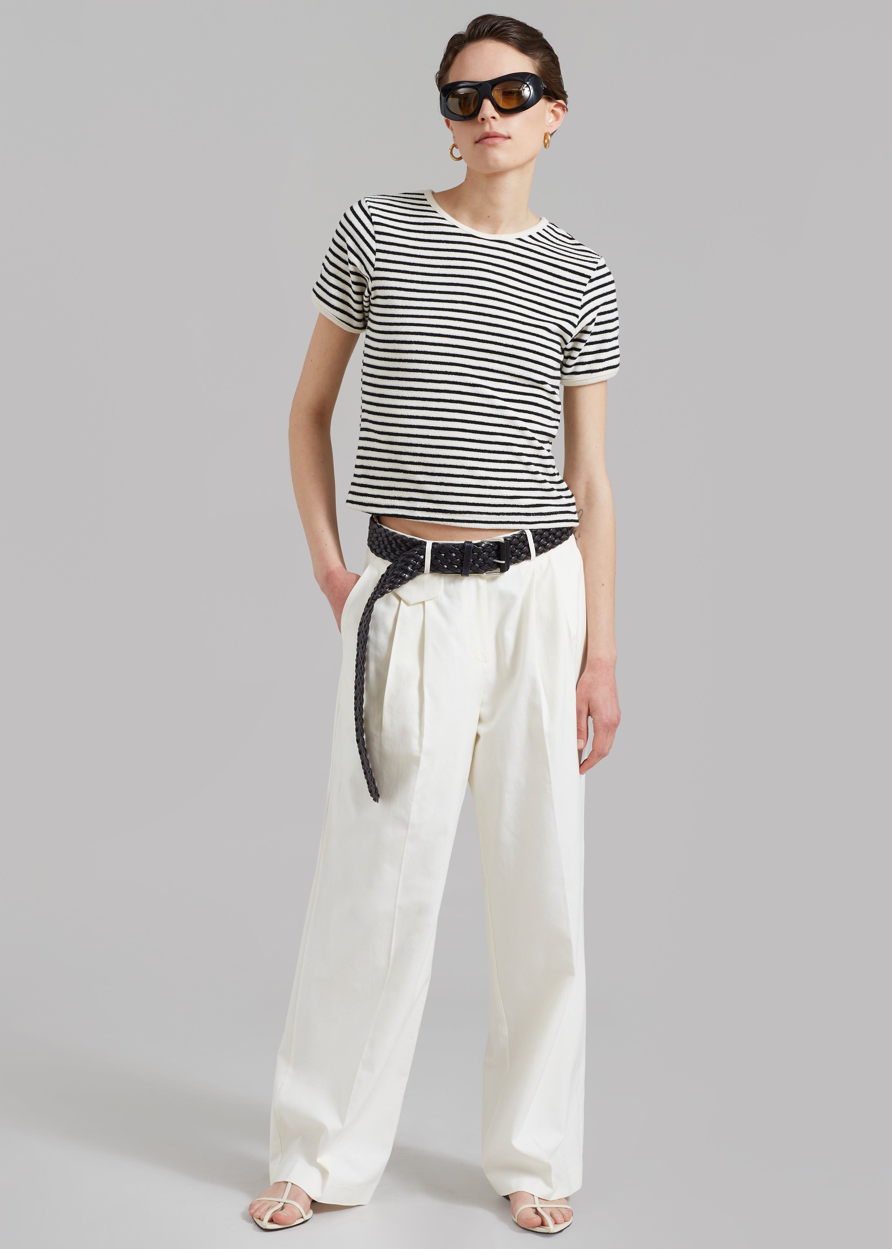Lennox Tee - Black Stripe sold by Frankie Shop product image thumbnail 4