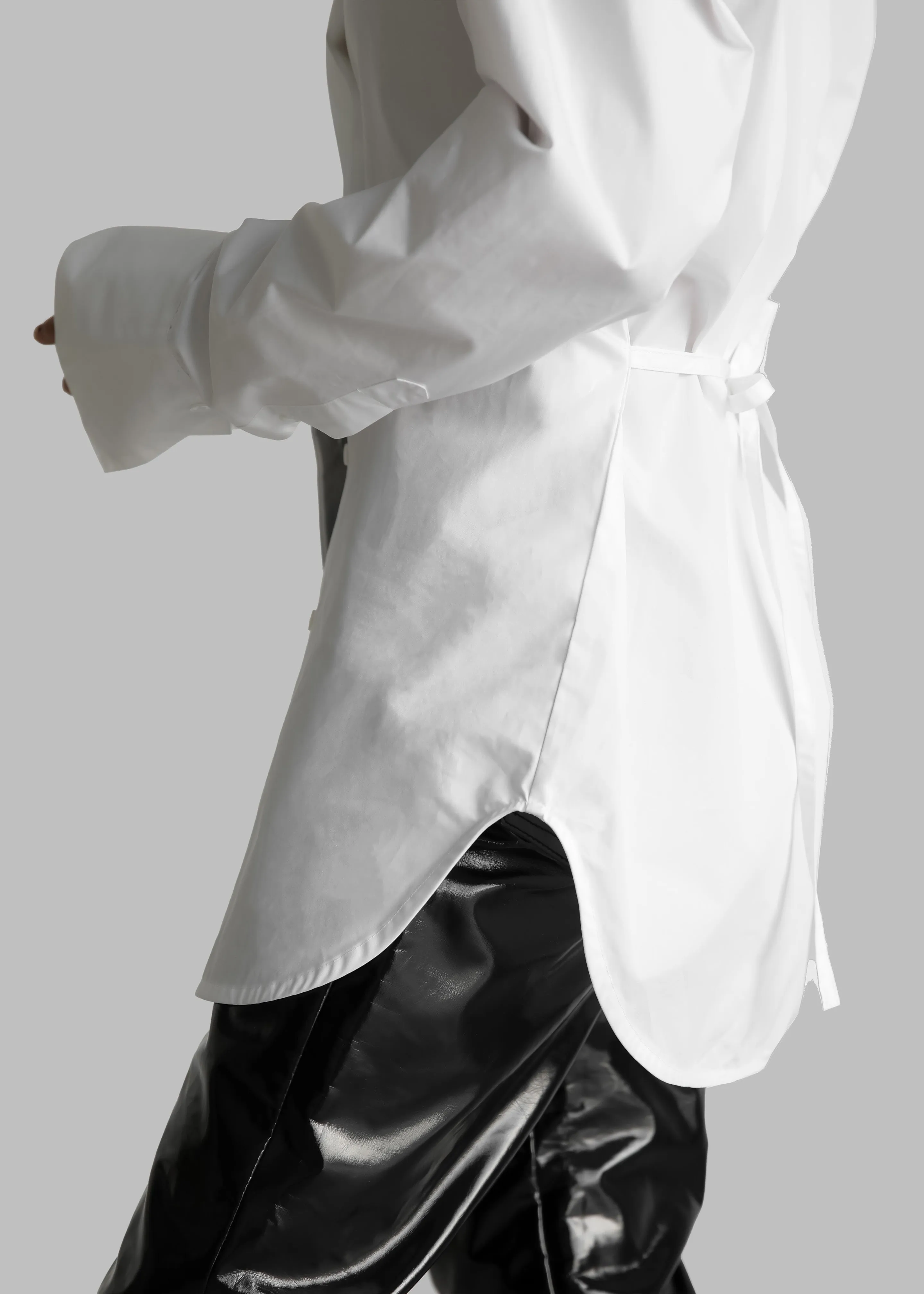 Bec Padded Shirt - White sold by Frankie Shop product image thumbnail 3