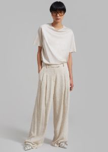 【関税込み】By Malene Birger グレー Cymbaria トラウザーズ Gray Cymbaria Trousers by by Malene Birger on Sale