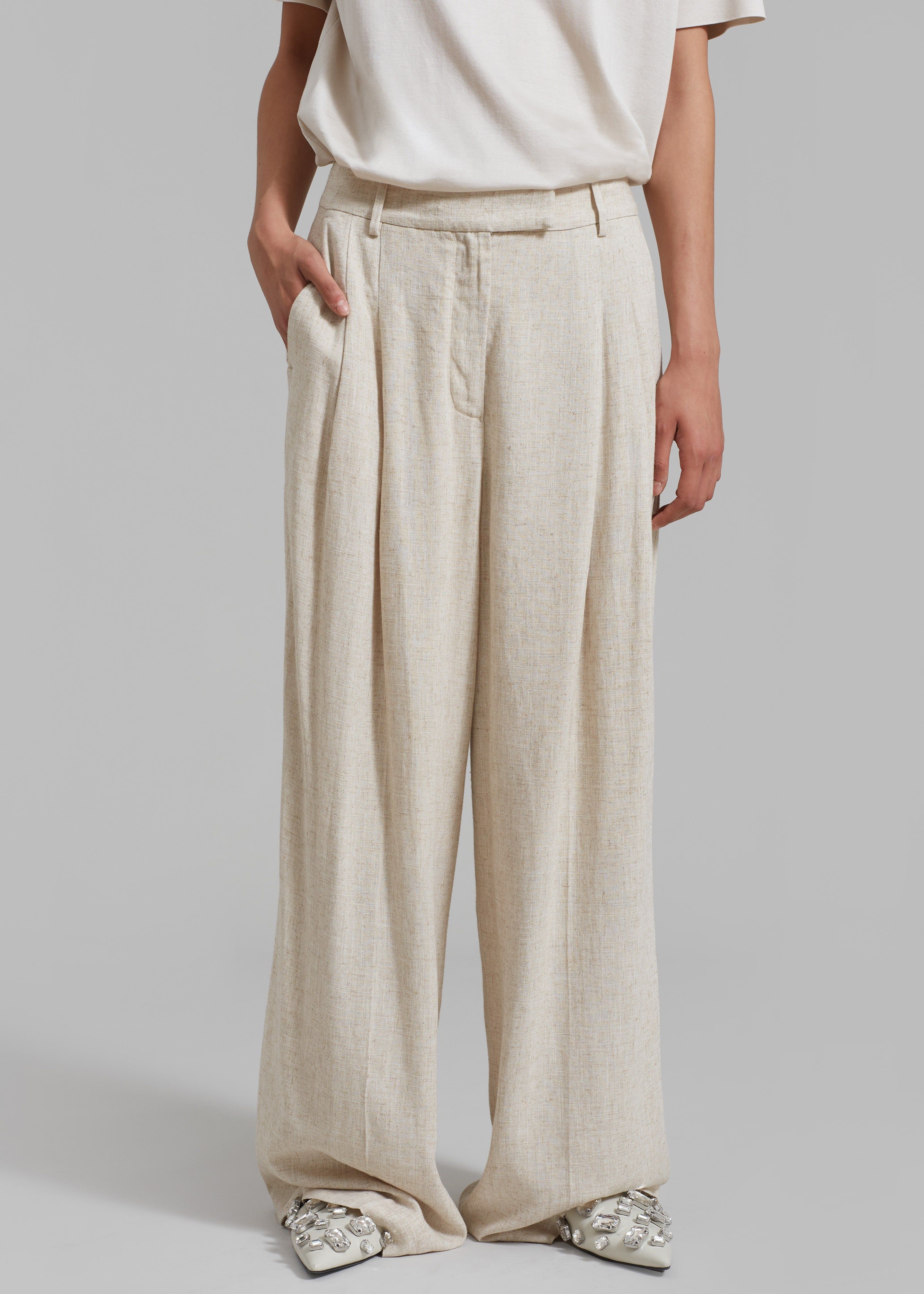 By Malene Birger Cymbaria Pants - Undyed sold by Frankie Shop product image thumbnail 2