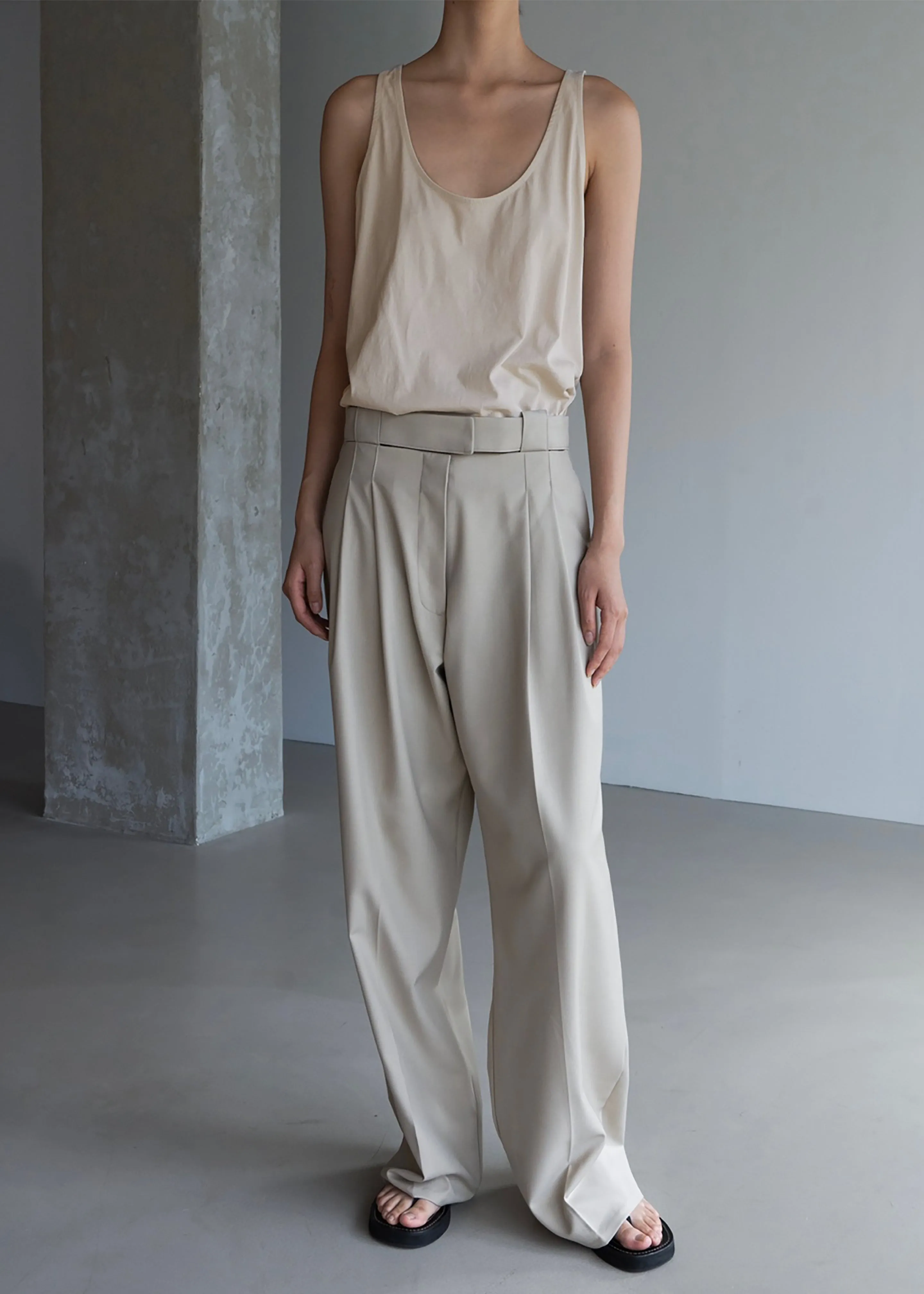 Penelope Tank Top - Beige sold by Frankie Shop product image thumbnail 3