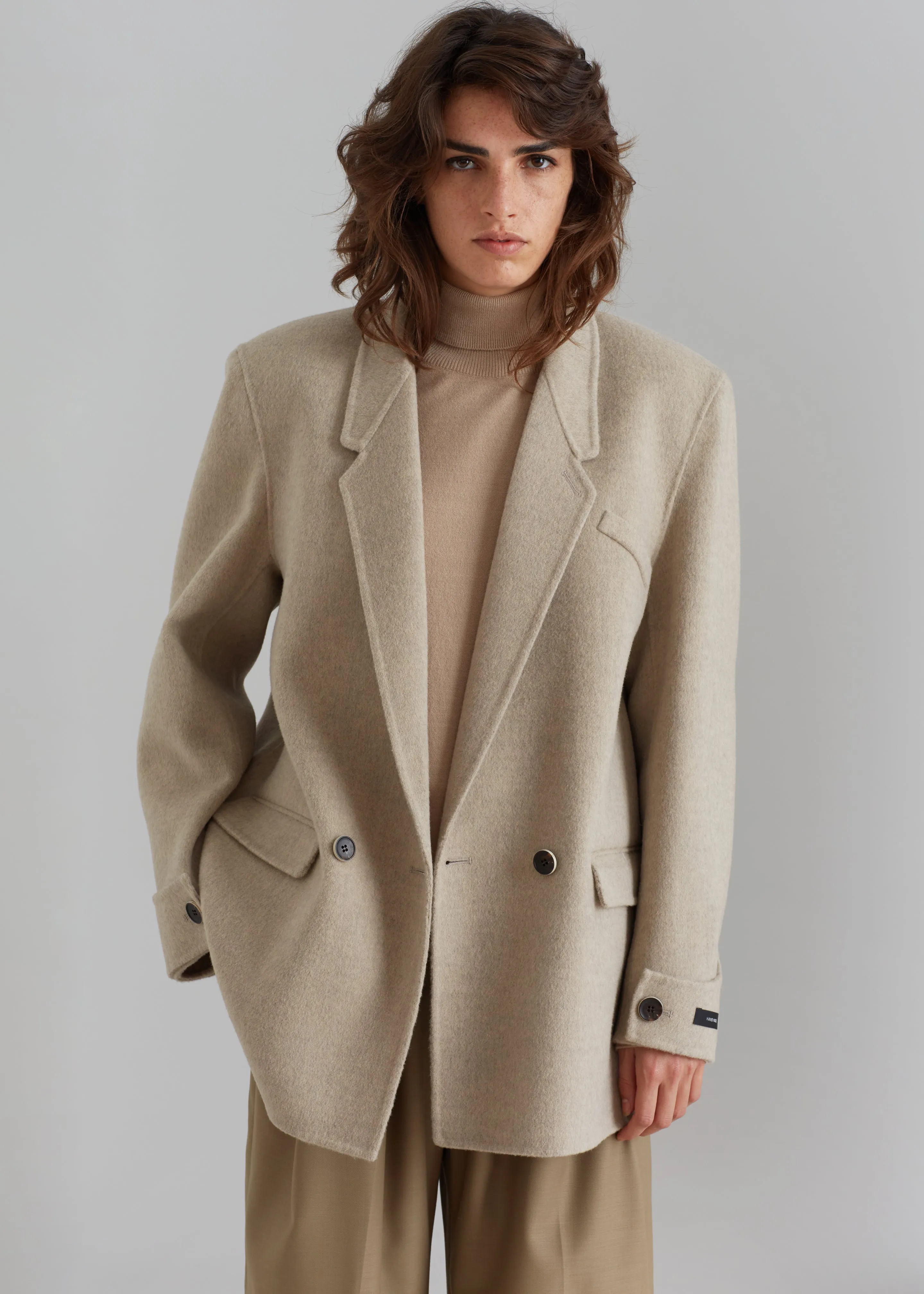 Kian Wool Blazer - Beige sold by Frankie Shop product image thumbnail 2
