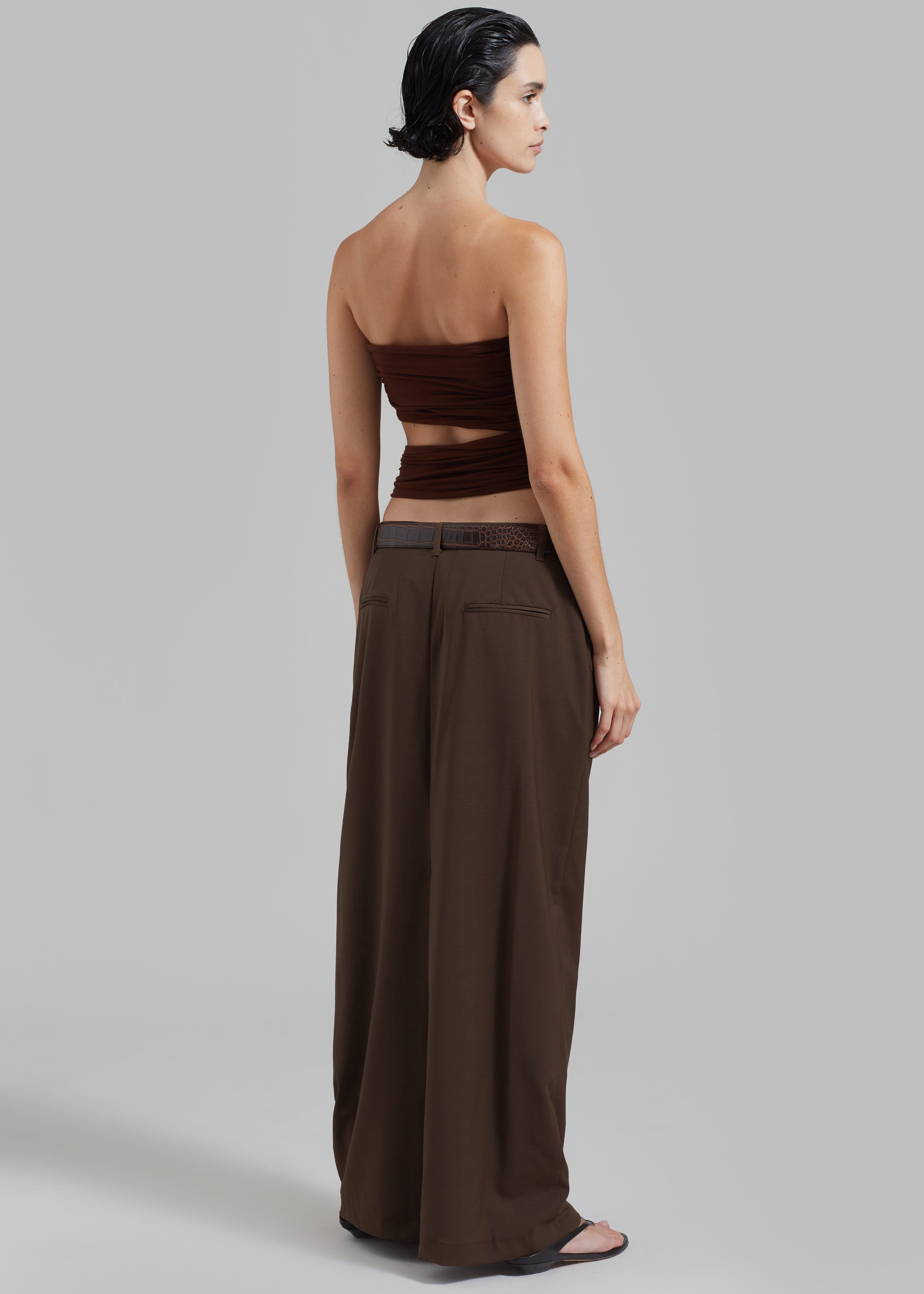 Matteau Relaxed Tailored Skirt - Coffee sold by Frankie Shop product image thumbnail 7