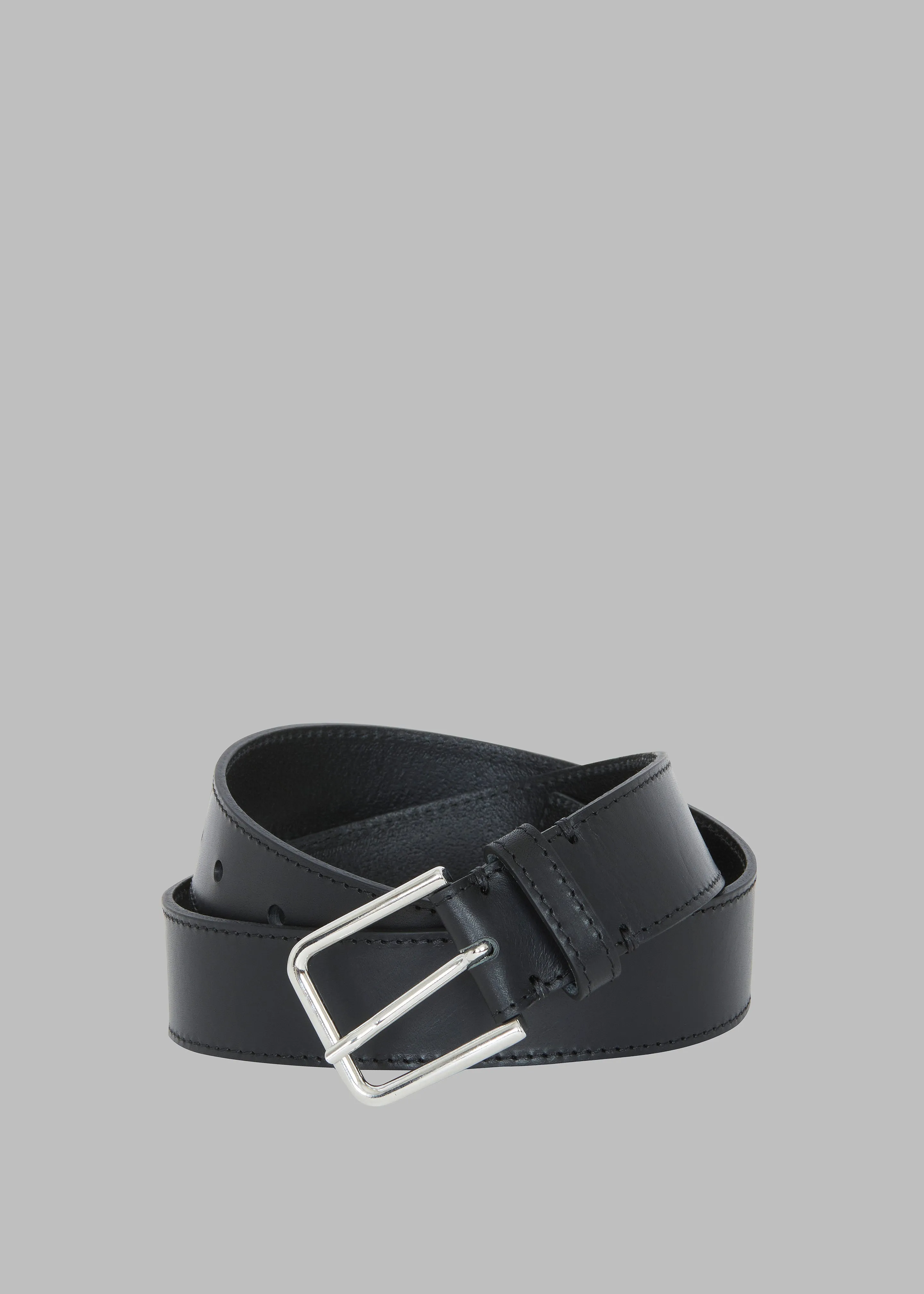 Toni Men Leather Belt - Black sold by Frankie Shop