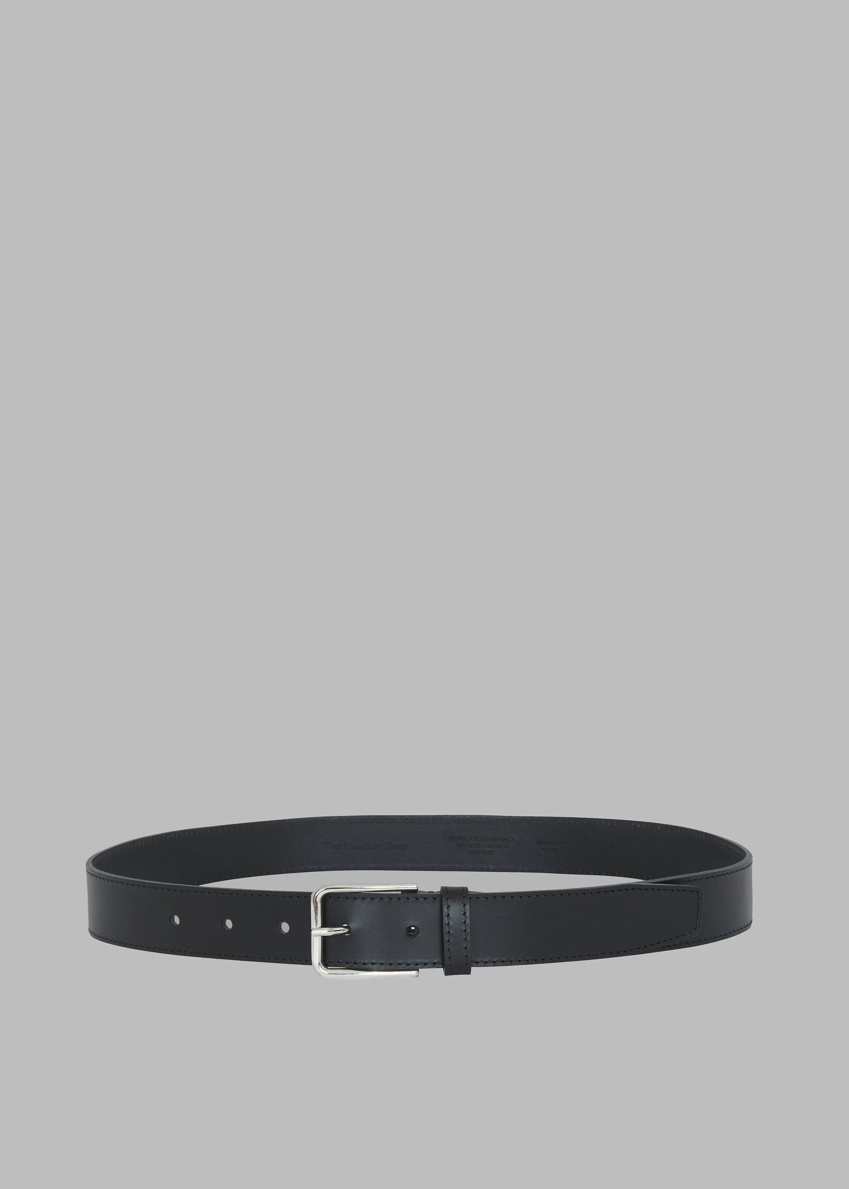 Toni Men Leather Belt - Black sold by Frankie Shop product image thumbnail 3
