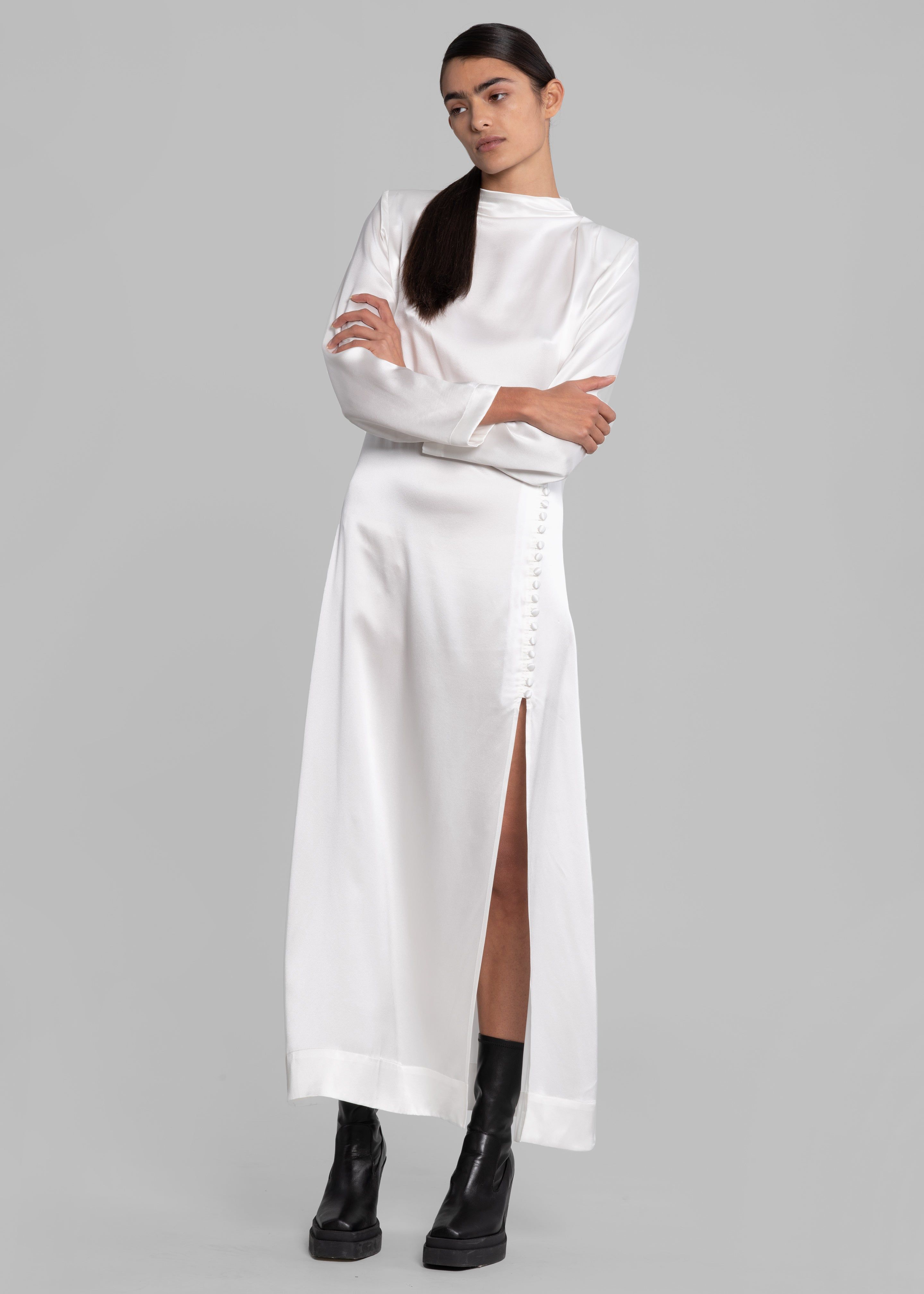 Envelope 1976 Campania Dress - White sold by Frankie Shop