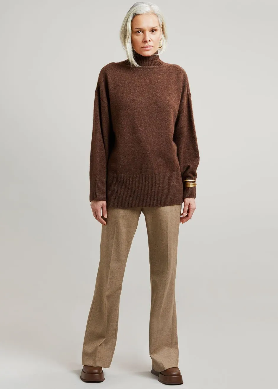 Lennon Wool Pants - Sand sold by Frankie Shop