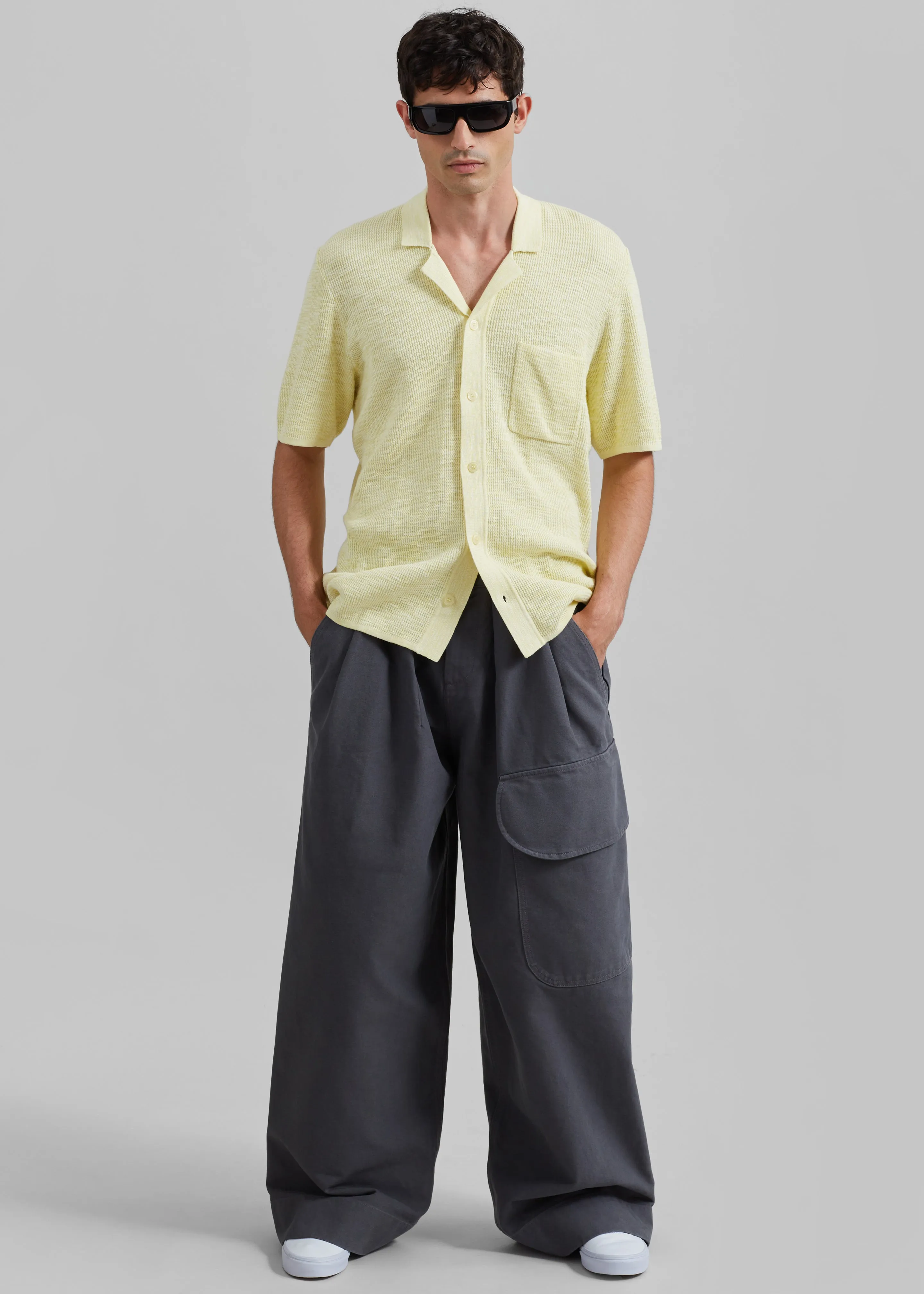 JW Anderson Relaxed Cargo Trousers - Grey sold by Frankie Shop product image thumbnail 2