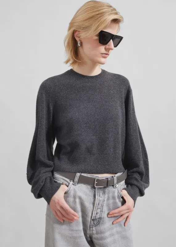 The Garment Piemonte Sweater - Grey Melange sold by Frankie Shop