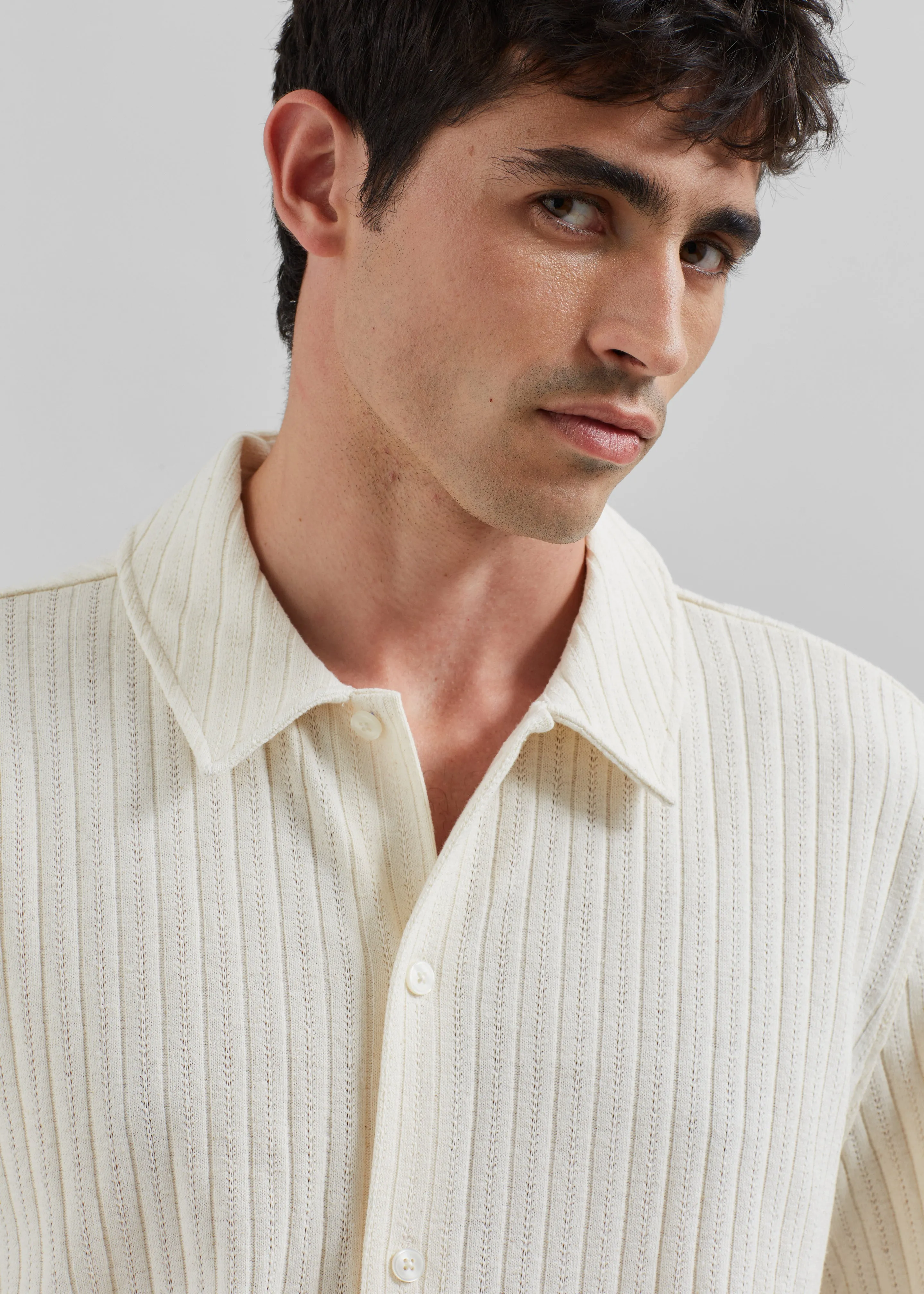 Samsøe Samsøe Sakvistbro Shirt - Cream sold by Frankie Shop product image thumbnail 4