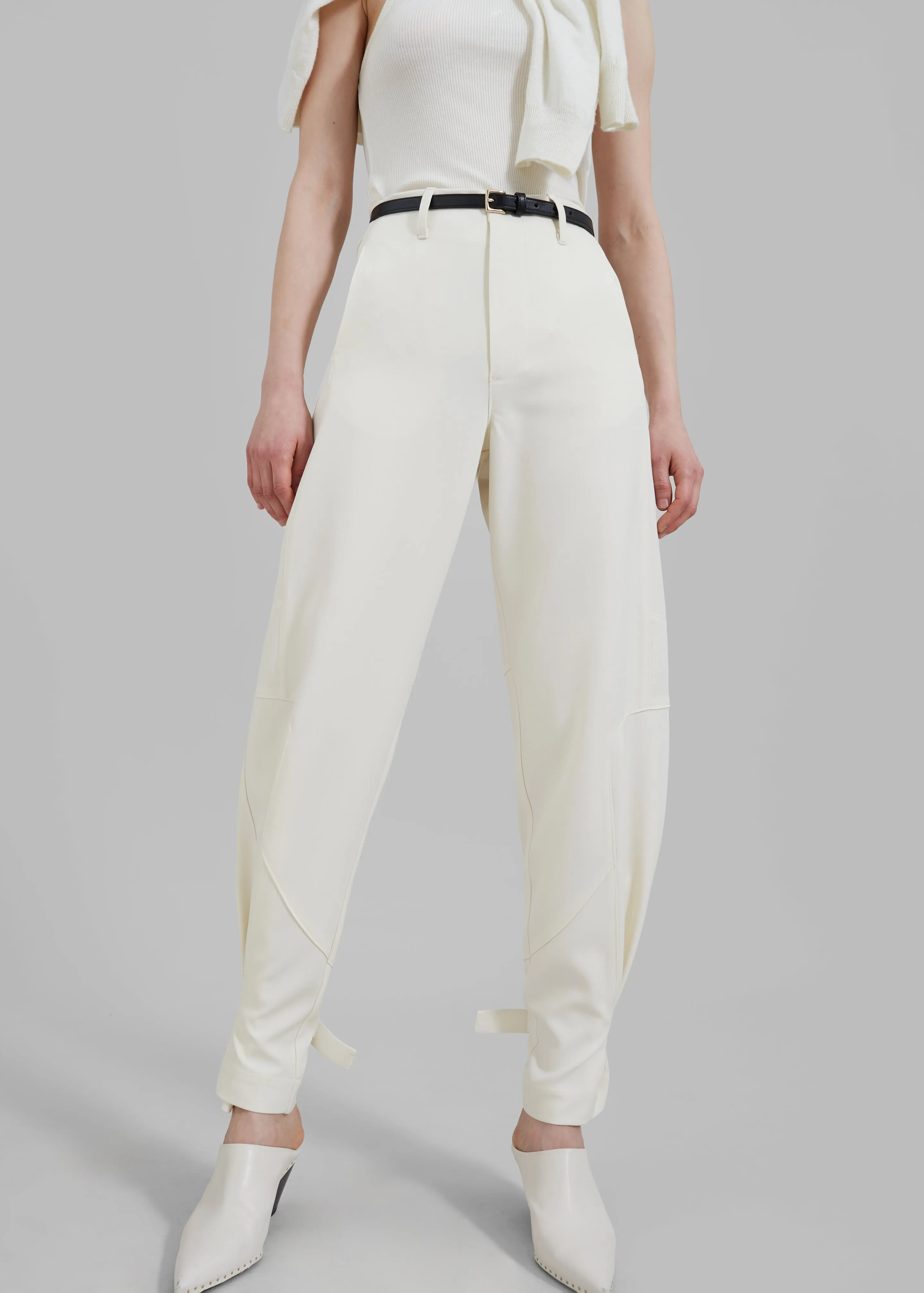 Maylis Trousers - Ivory sold by Frankie Shop product image thumbnail 3