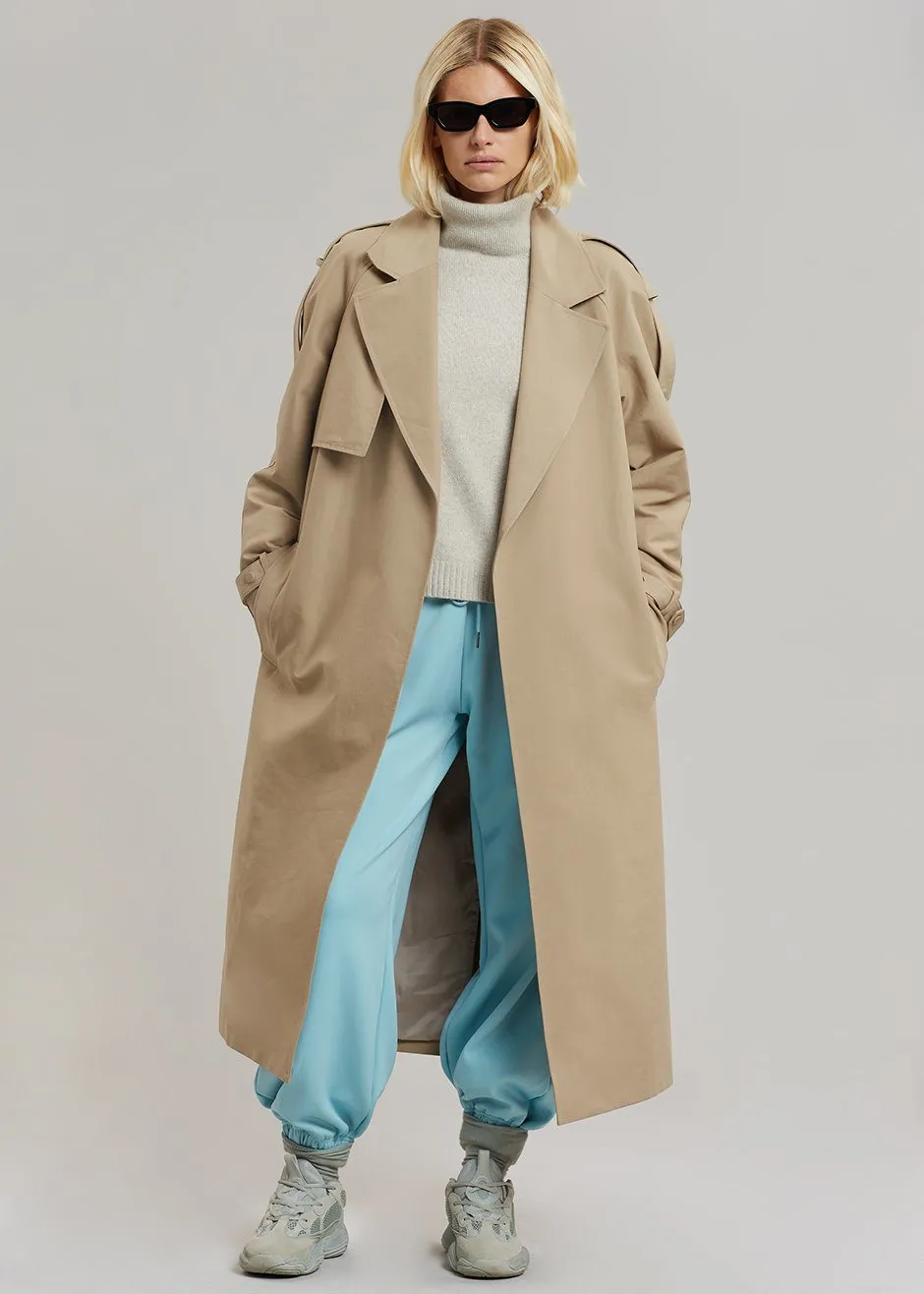 Rhodes Trench Coat - Natural sold by Frankie Shop product image thumbnail 4