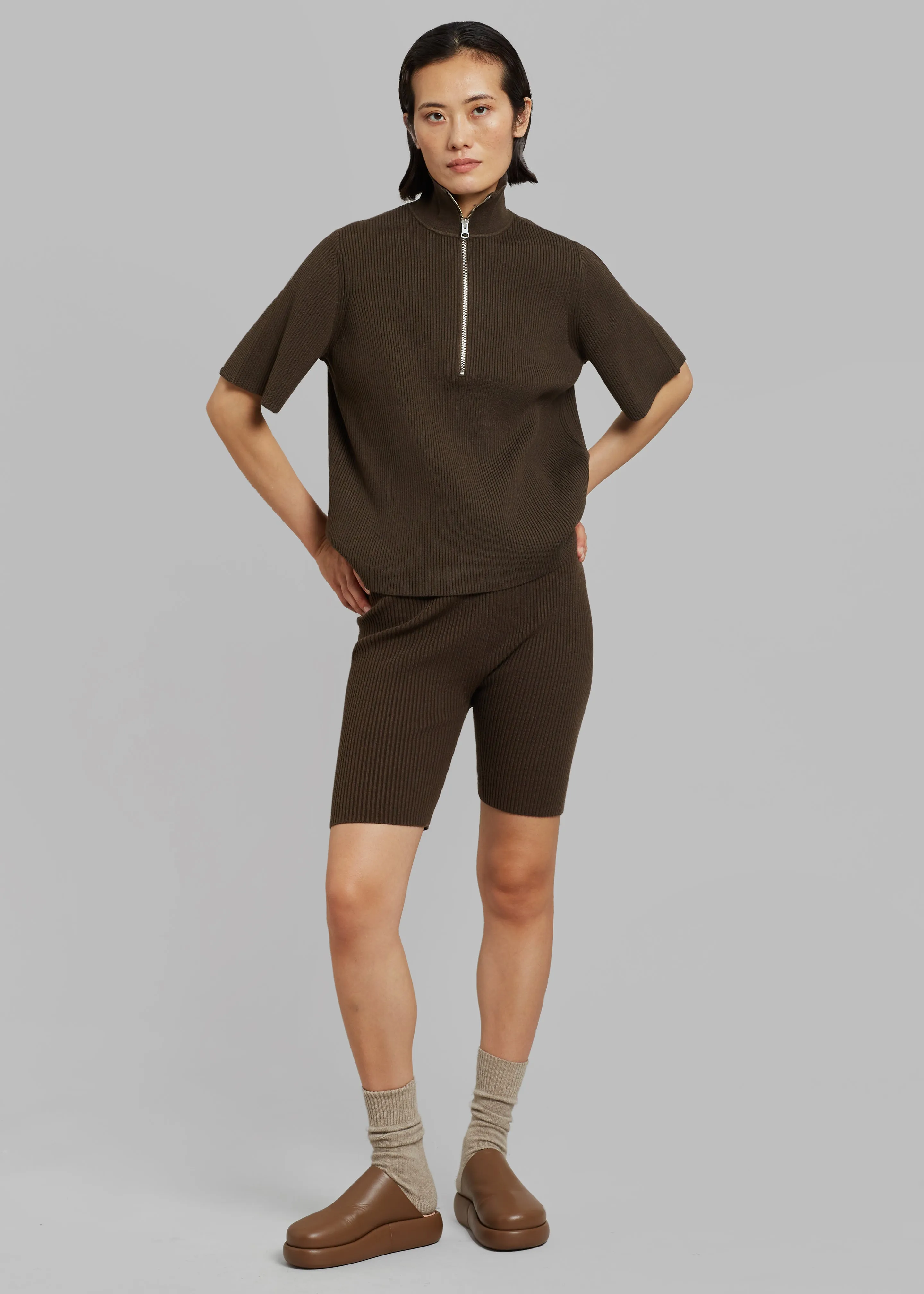 Samsøe & Samsøe Luna Shorts - Wren sold by Frankie Shop product image thumbnail 3