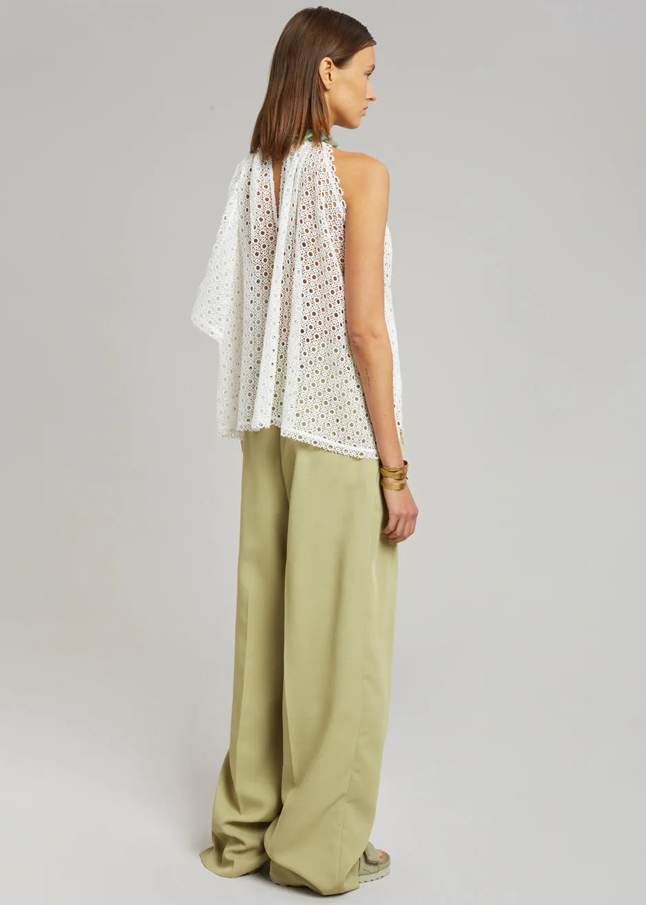 JW Anderson Chain Detail Halter Neck Top - White sold by Frankie Shop product image thumbnail 2