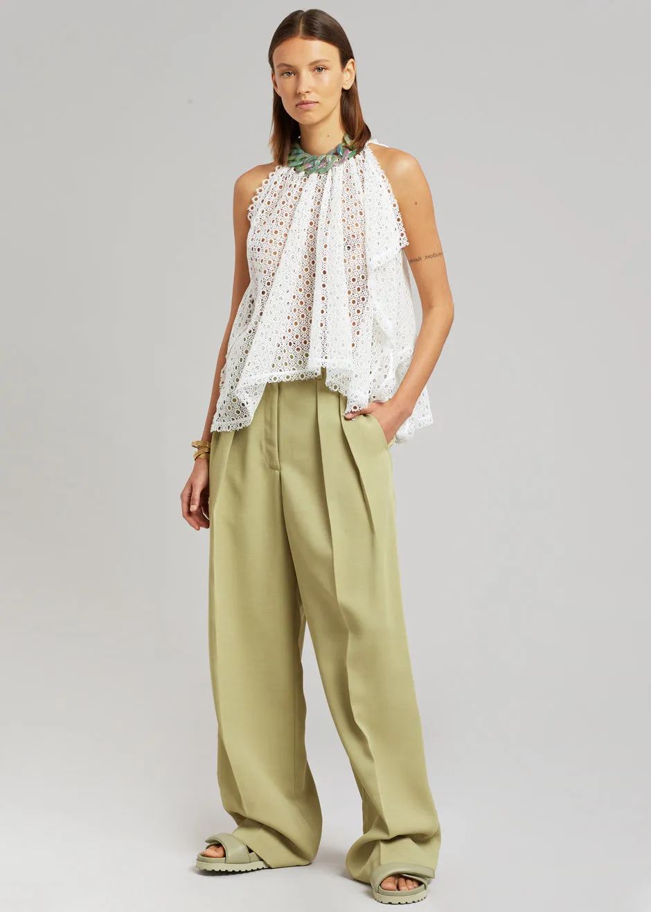 JW Anderson Chain Detail Halter Neck Top - White sold by Frankie Shop product image thumbnail 5