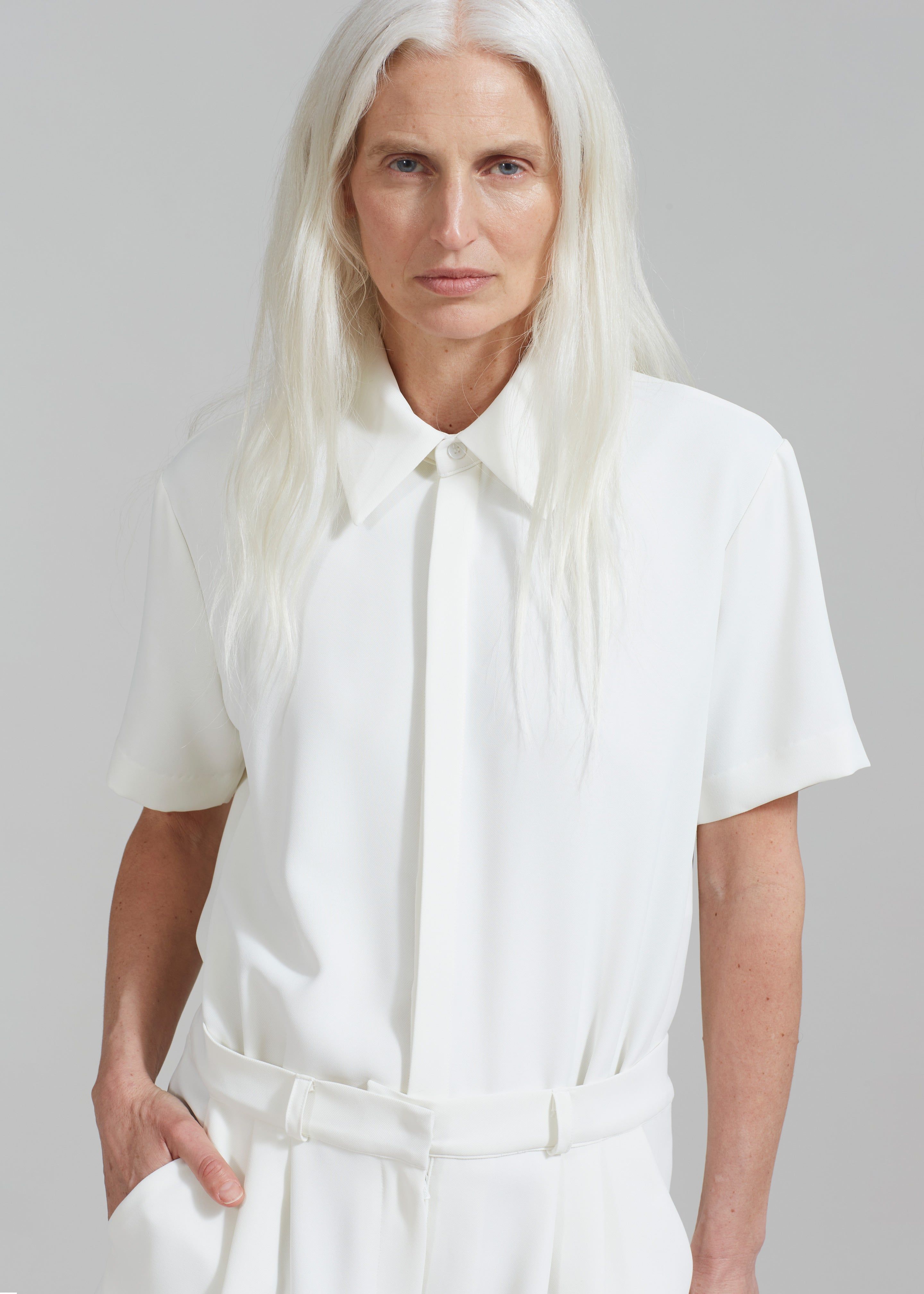 Faith Romper - White sold by Frankie Shop product image thumbnail 4