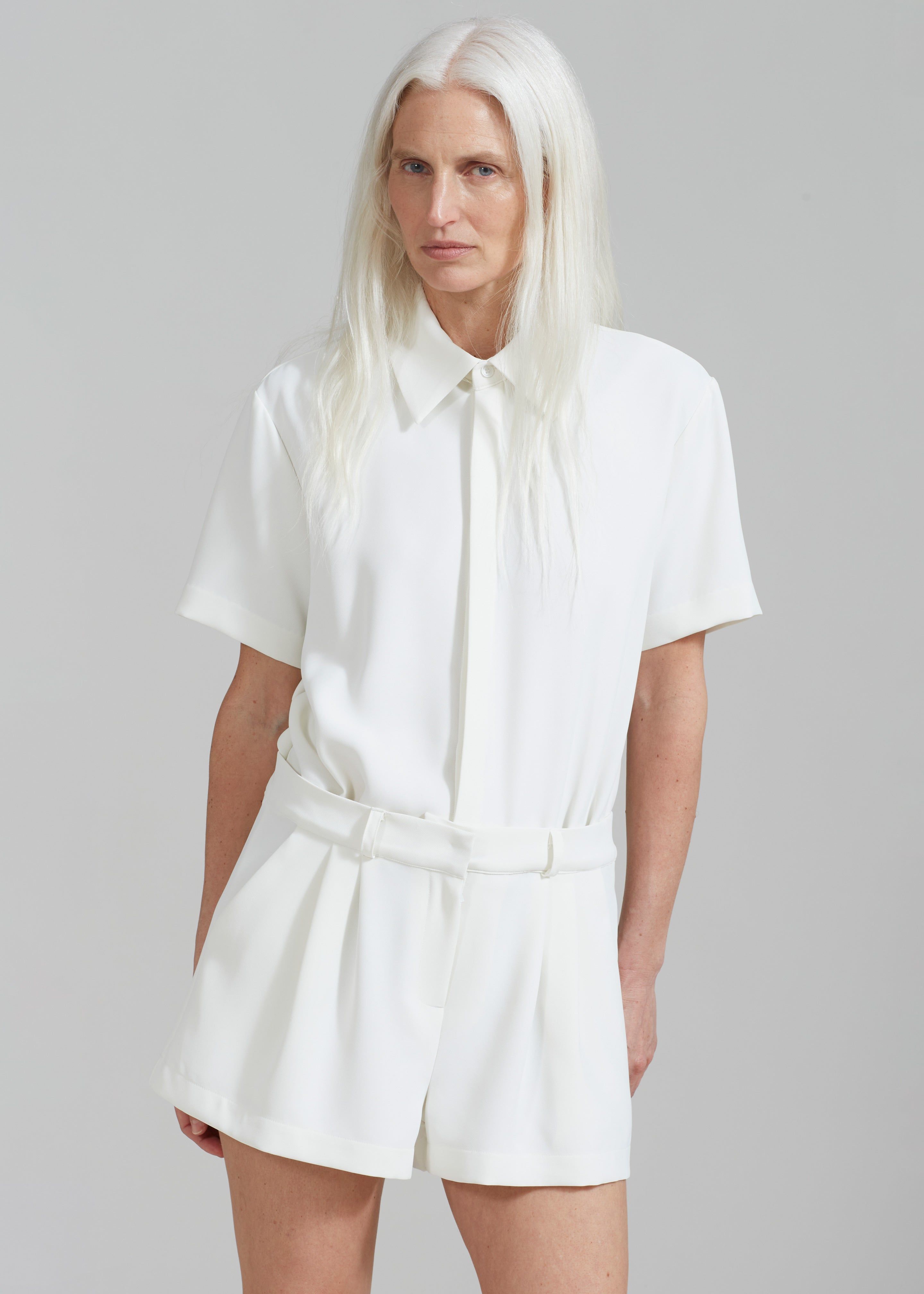 Faith Romper - White sold by Frankie Shop product image thumbnail 5
