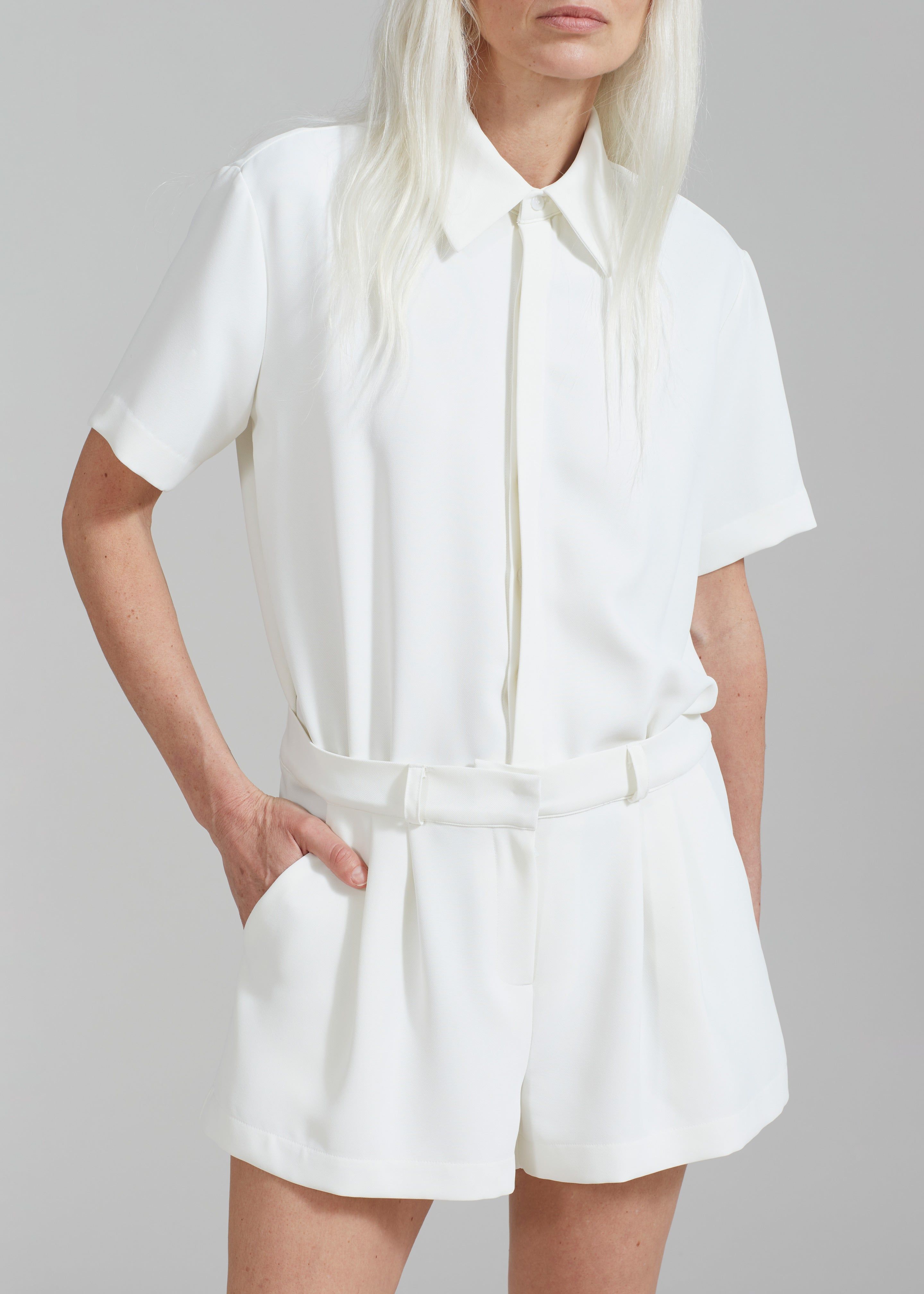 Faith Romper - White sold by Frankie Shop product image thumbnail 2