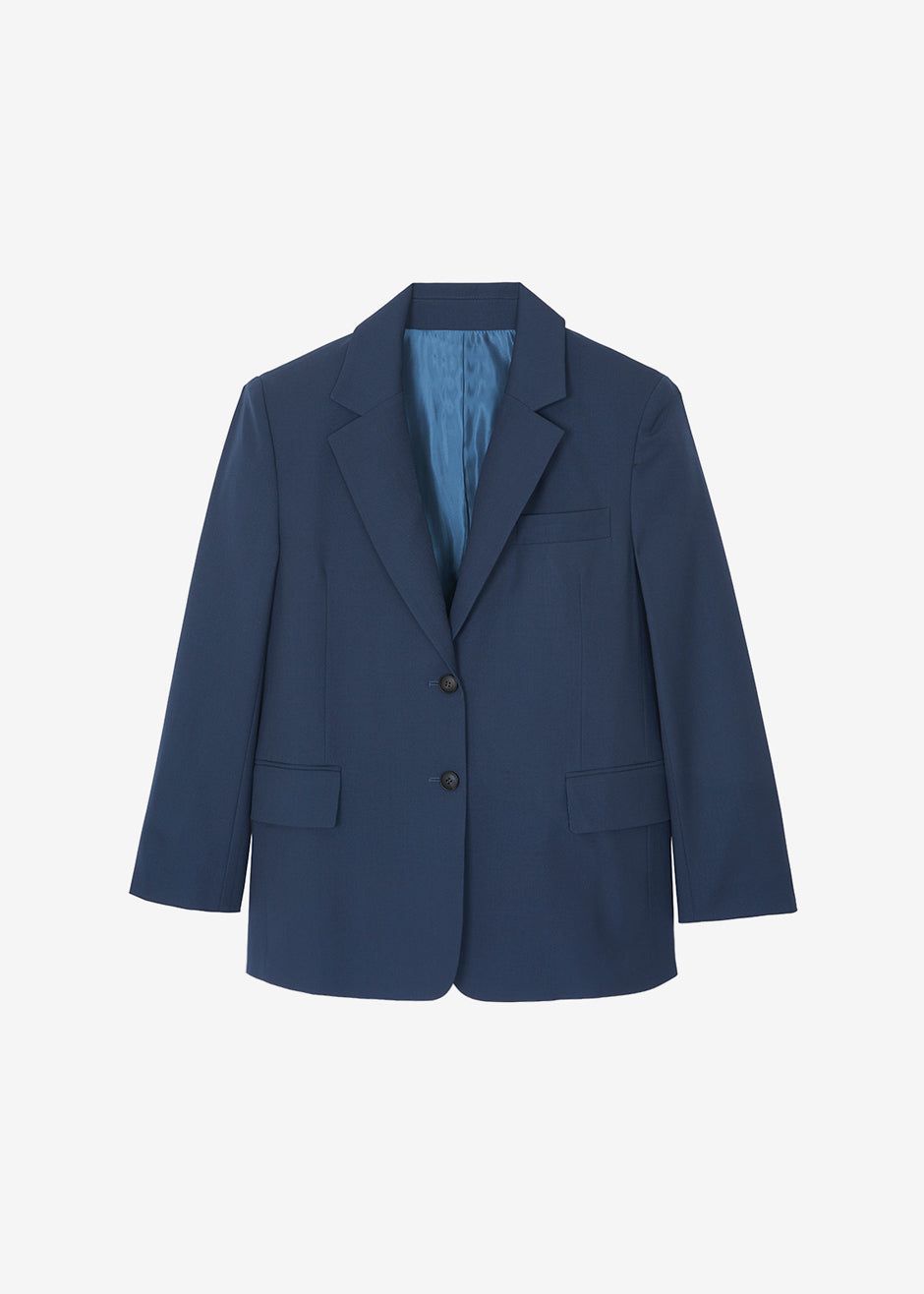 Georgina Wool Blend Blazer - Navy sold by Frankie Shop product image thumbnail 7