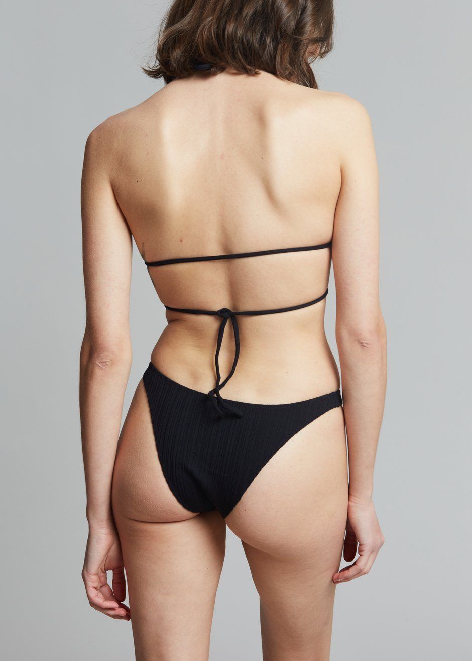 Lido Tredici Rib Swimsuit - Black sold by Frankie Shop product image thumbnail 4