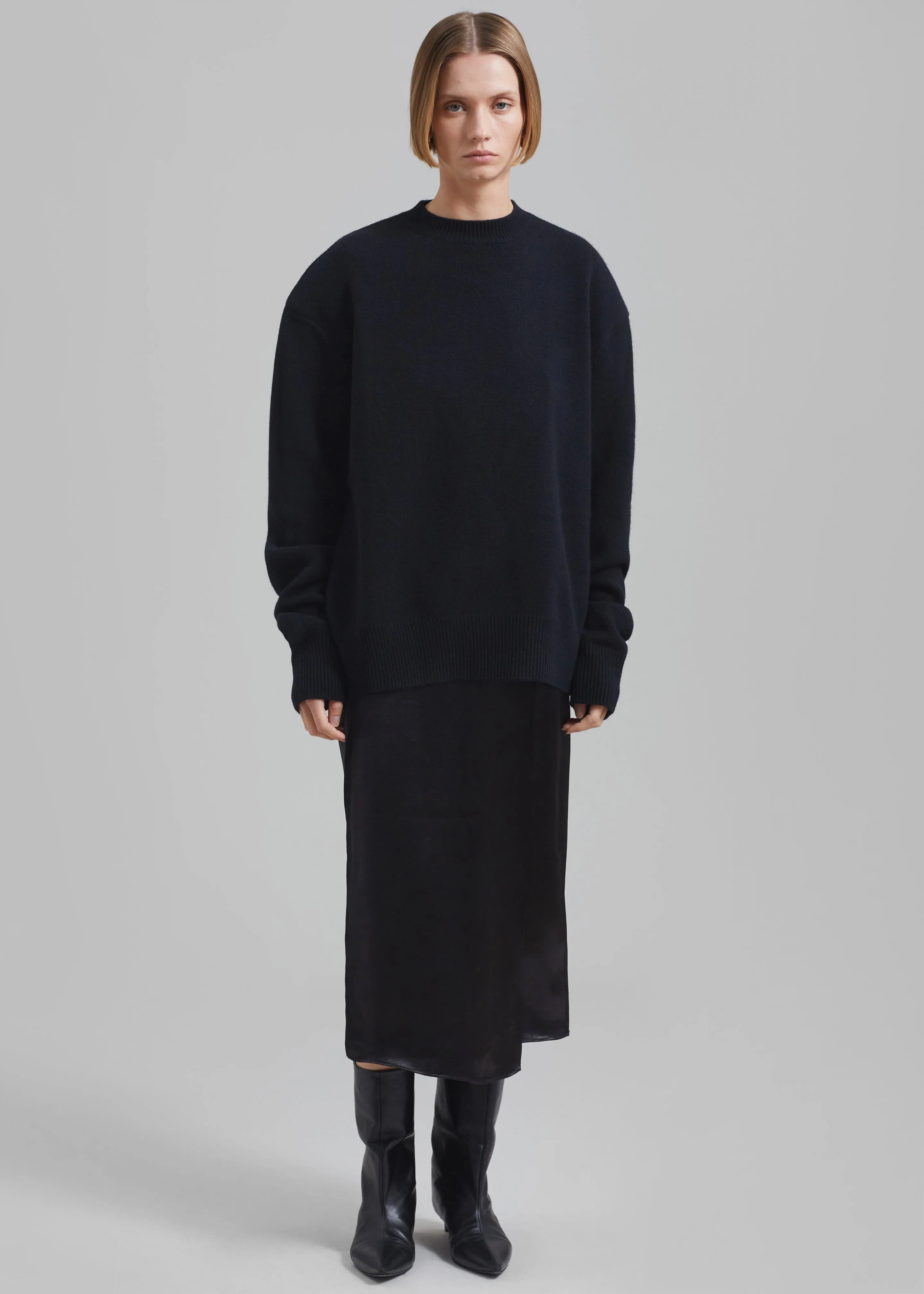 Rafaela Padded Knit Sweater - Black sold by Frankie Shop product image thumbnail 4