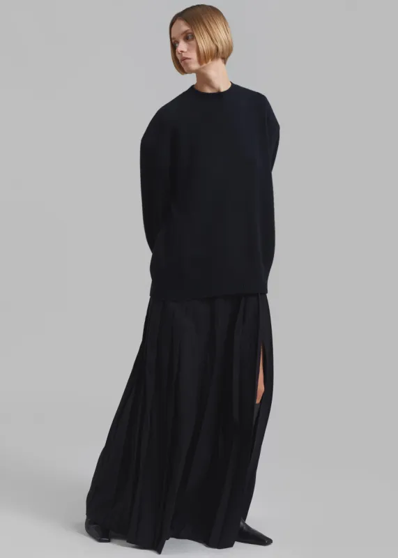 Rafaela Padded Knit Sweater - Black sold by Frankie Shop