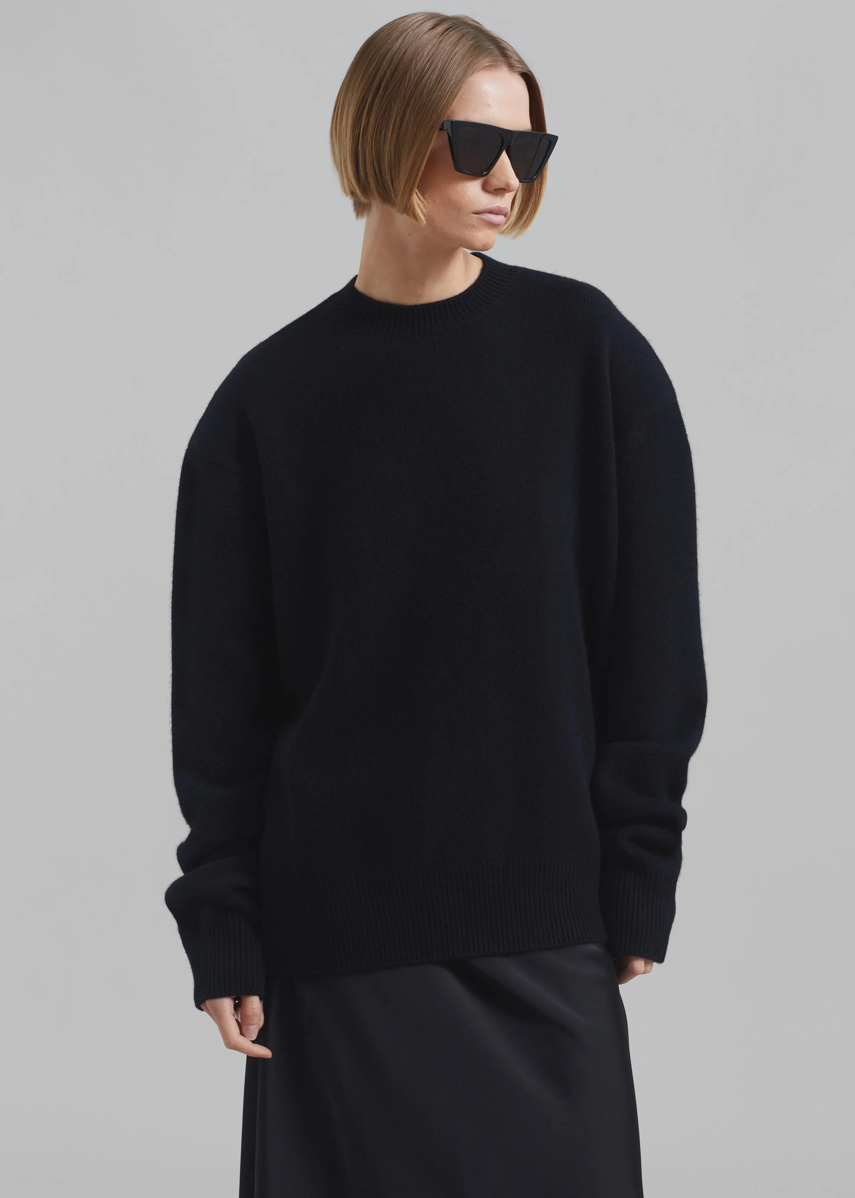 Rafaela Padded Knit Sweater - Black sold by Frankie Shop product image thumbnail 3