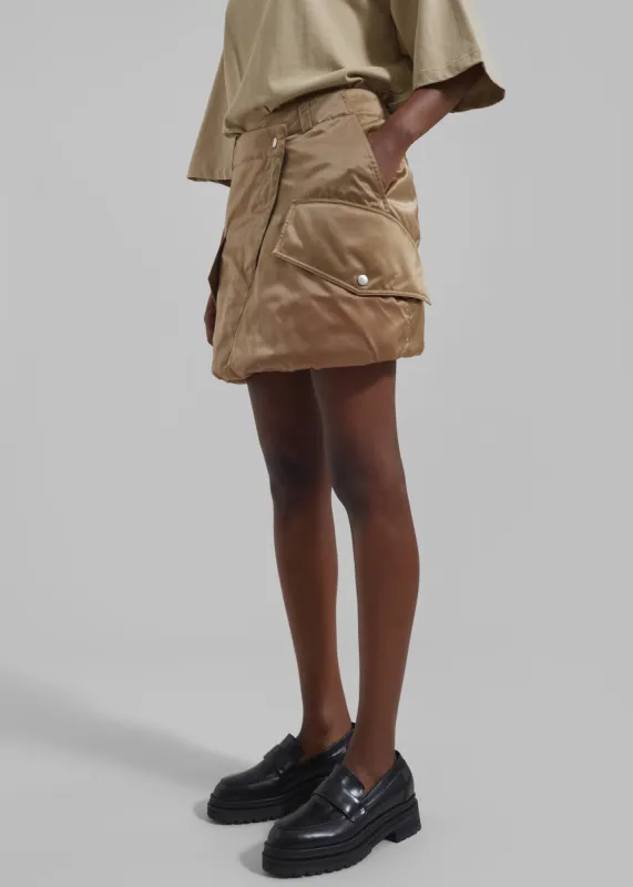 JW Anderson Padded Cargo Mini Skirt - Beige made by J.W. Anderson