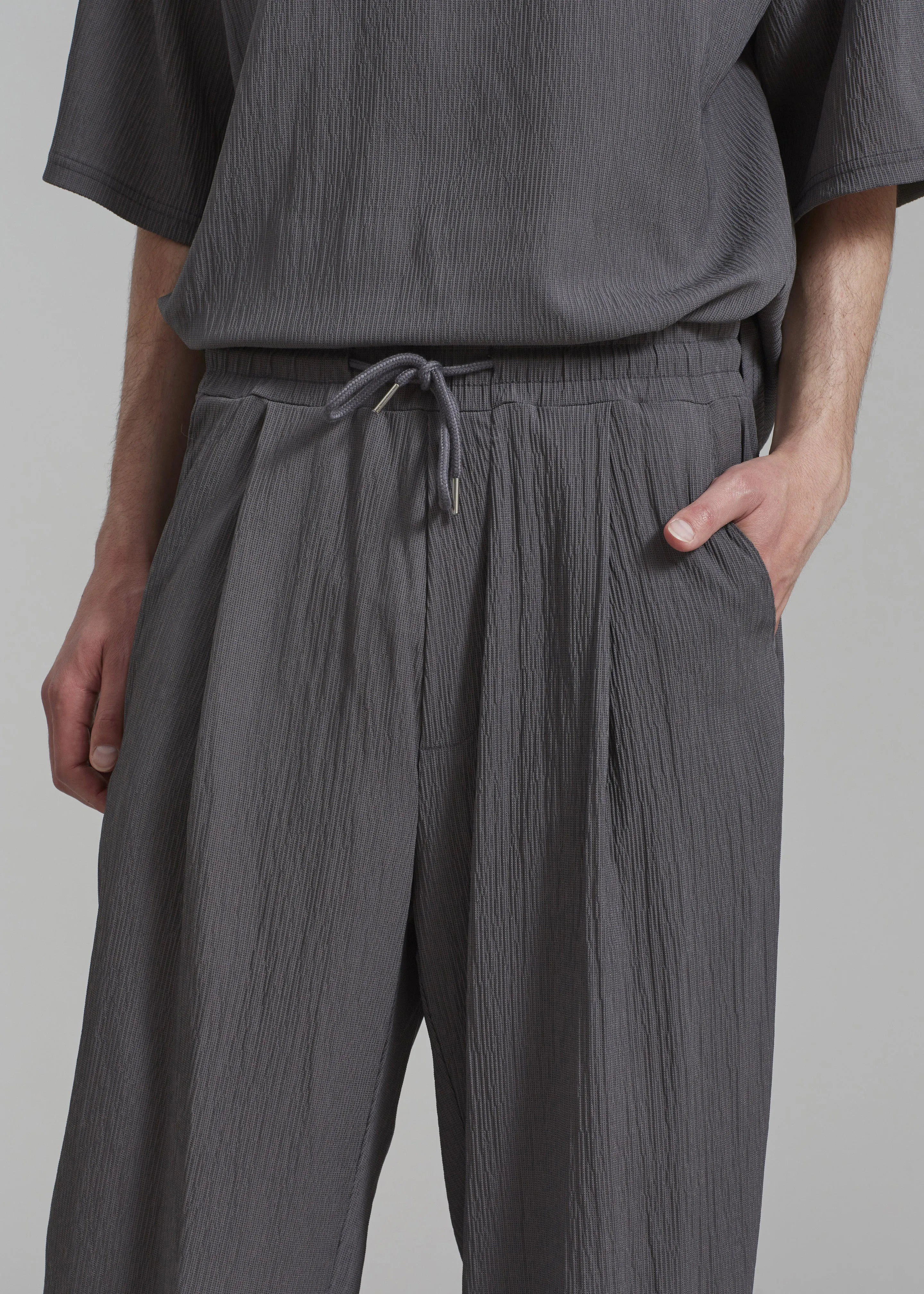 Eliott Crinkle Pants - Charcoal sold by Frankie Shop product image thumbnail 3